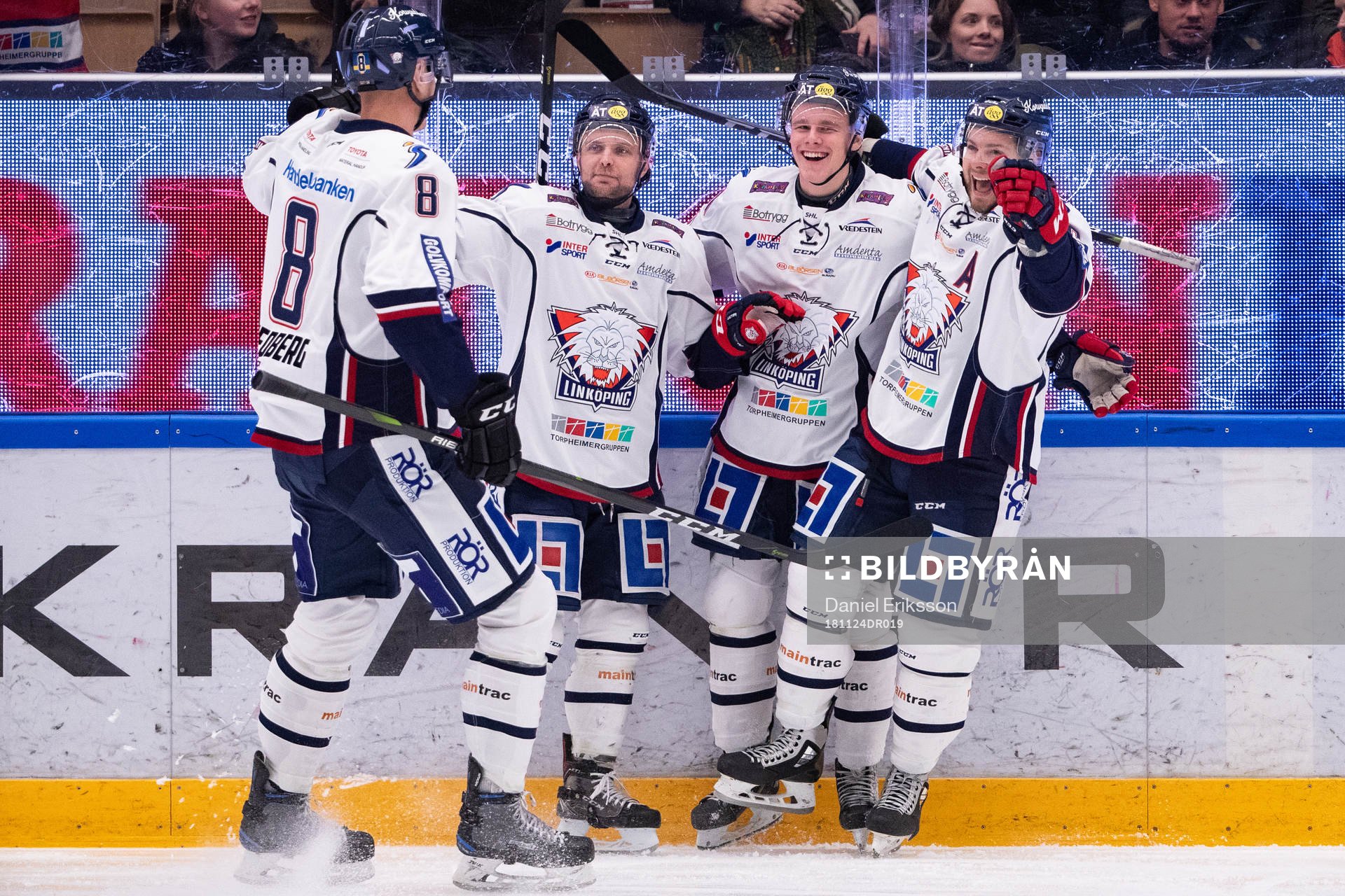 Linköpings Olle Lycksell jublar