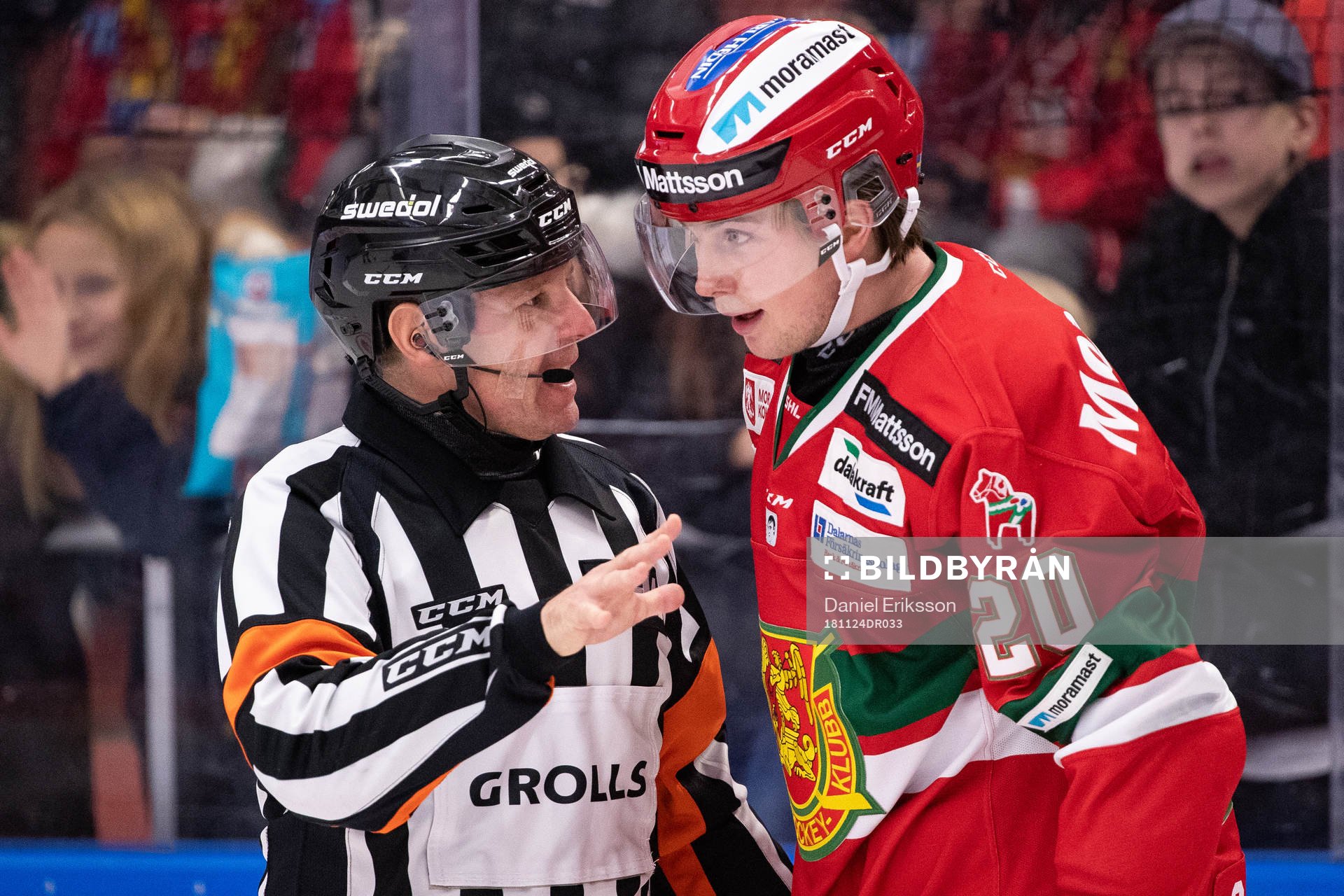 Domare Wolmer Edqvist och Moras Nils Carnbäck