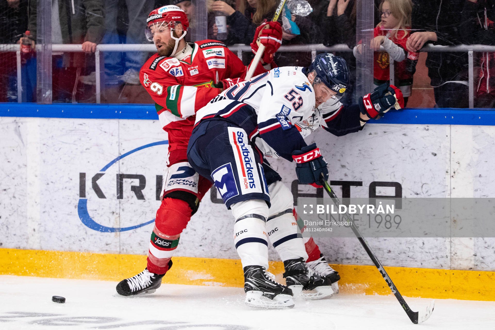 Moras Andrew Rowe och Linköpings Eddie Larsson