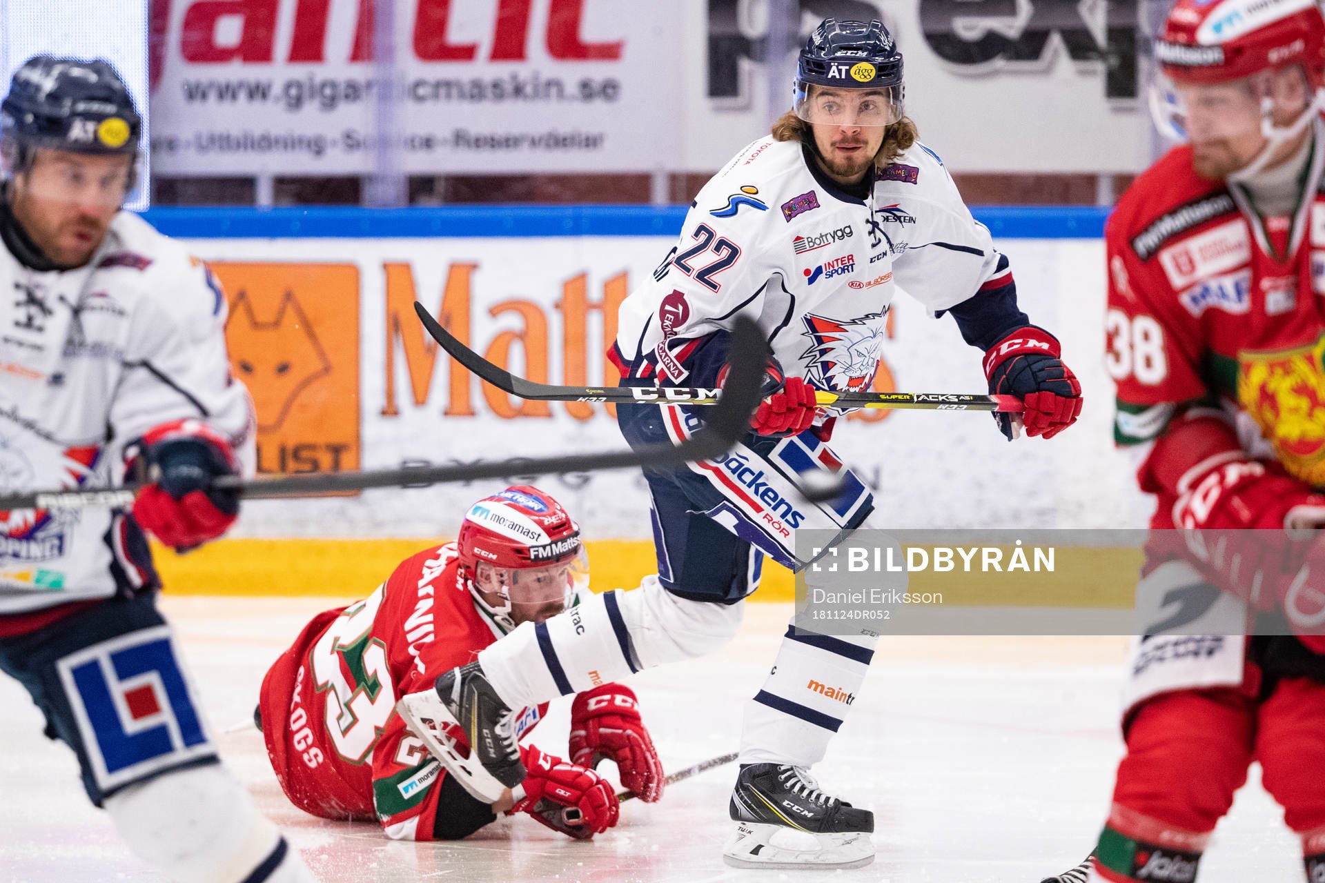 Linköpings Adam Brodecki och Moras Tomas Skogs