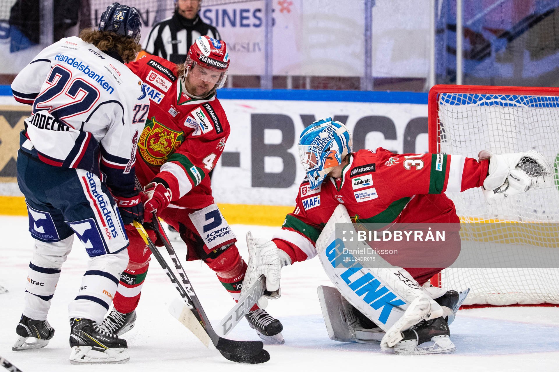 Linköpings Adam Brodecki och Moras Viktor Amnér och Moras