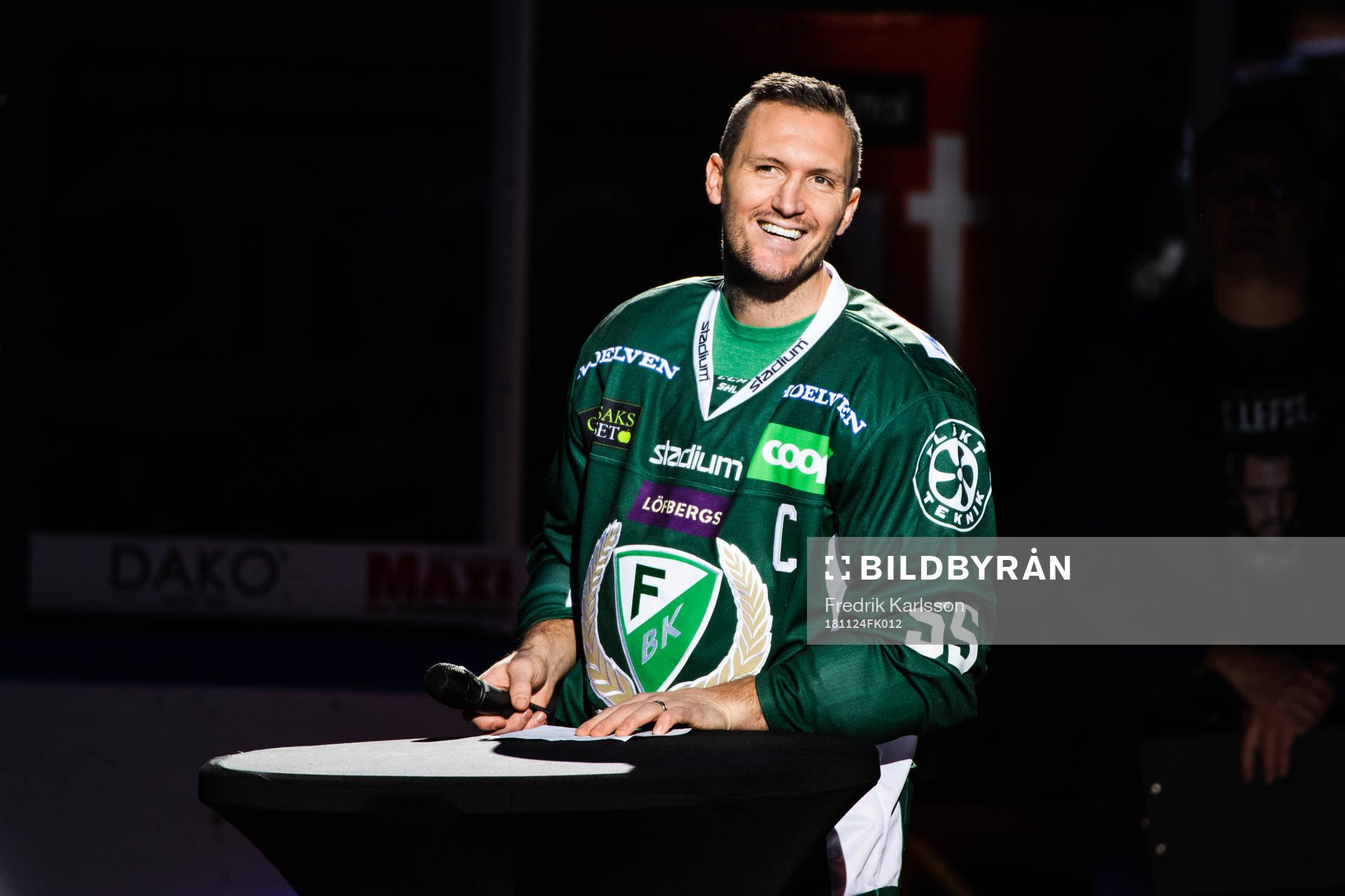 Färjestads före detta spelare Ole-Kristian Tollefsen