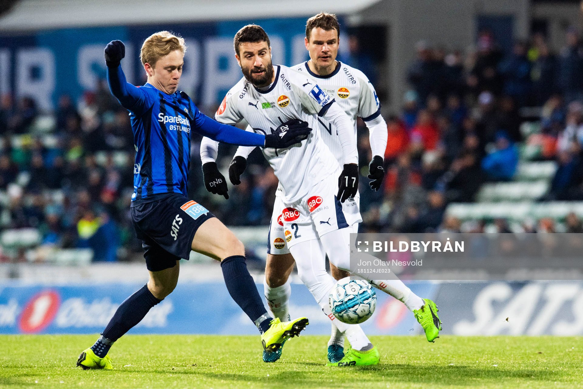 Ola Brynhildsen of Stabæk and Mounir Hamoud of
