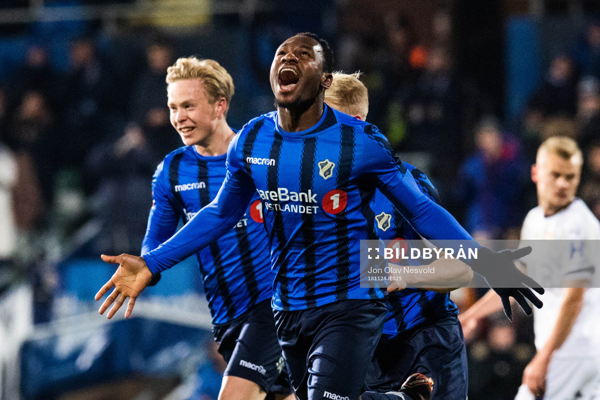 Franck Boli of Stabæk celebrates
