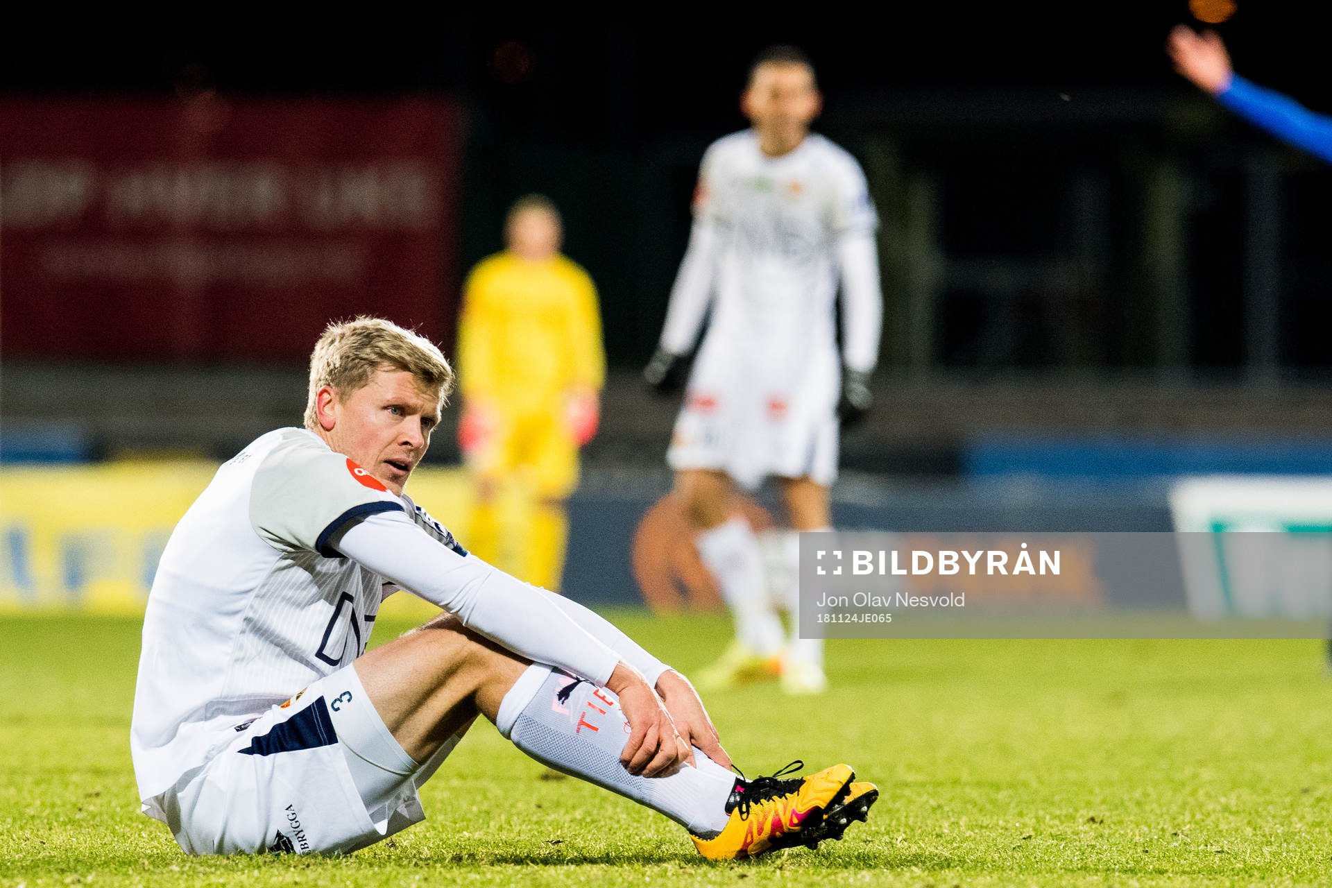 Jonathan Parr of Strømsgodset looks dejected