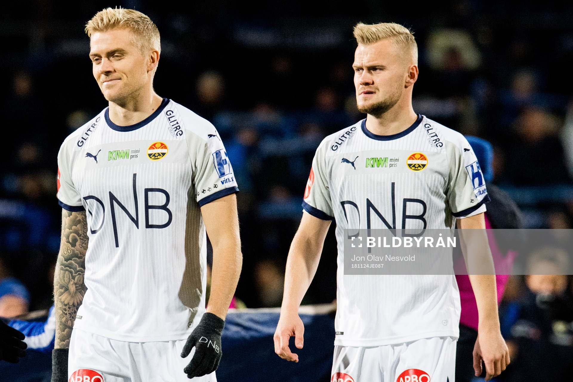 Eirik Ulland Andersen and Herman Stengel of Strømsgodset