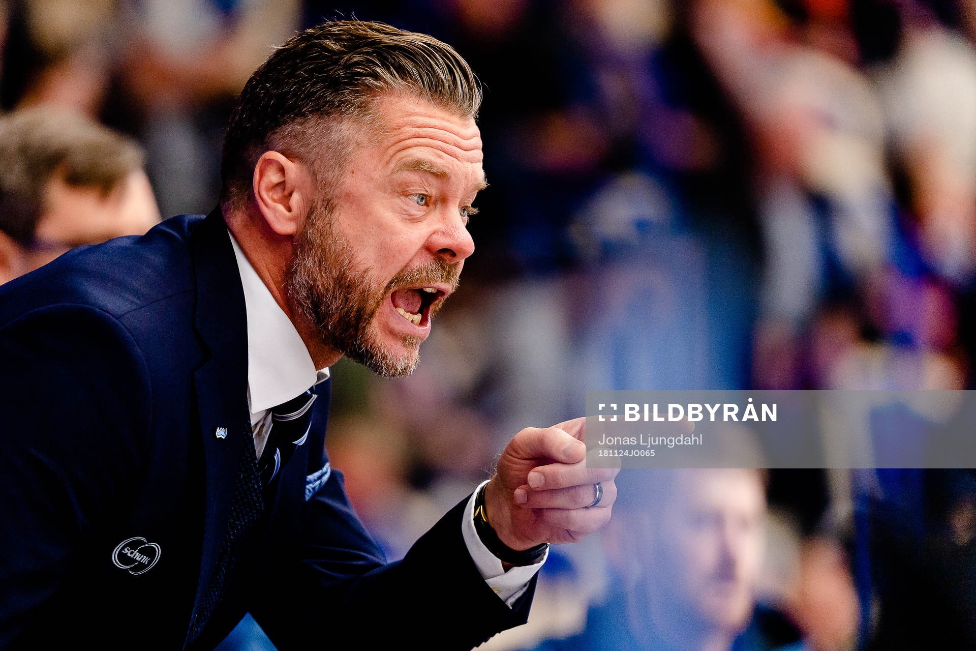 Växjös assisterande tränare Fredrik Hellgren