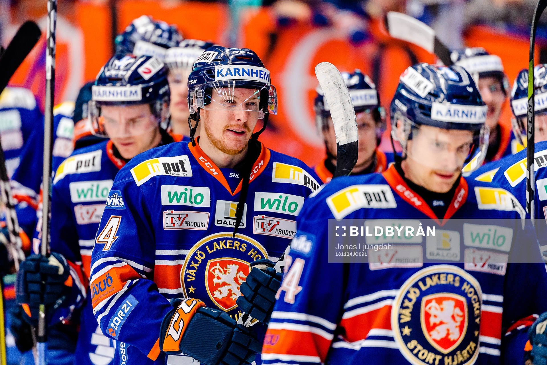 Växjös Niclas Burström jublar