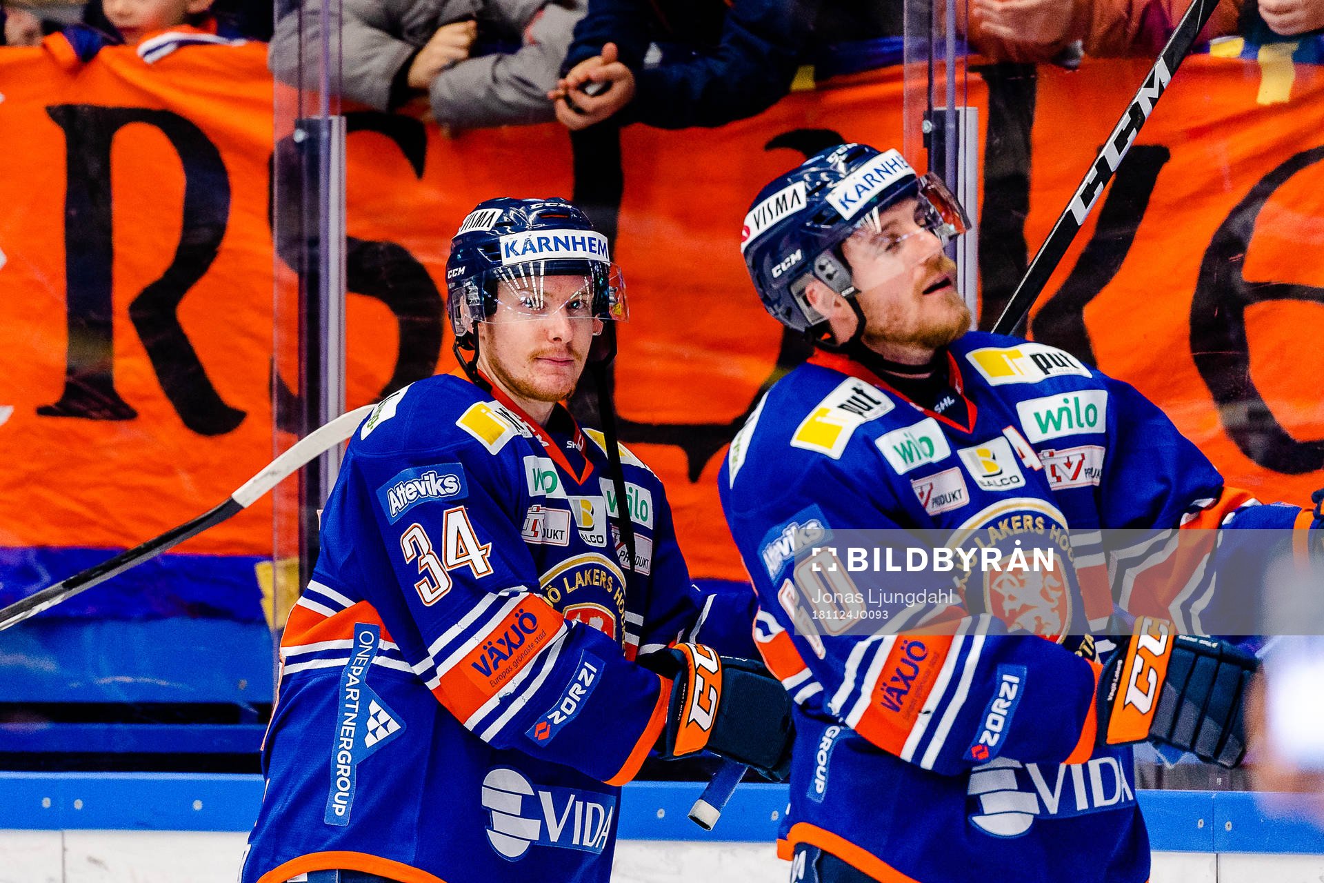 Växjös Niclas Burström jublar