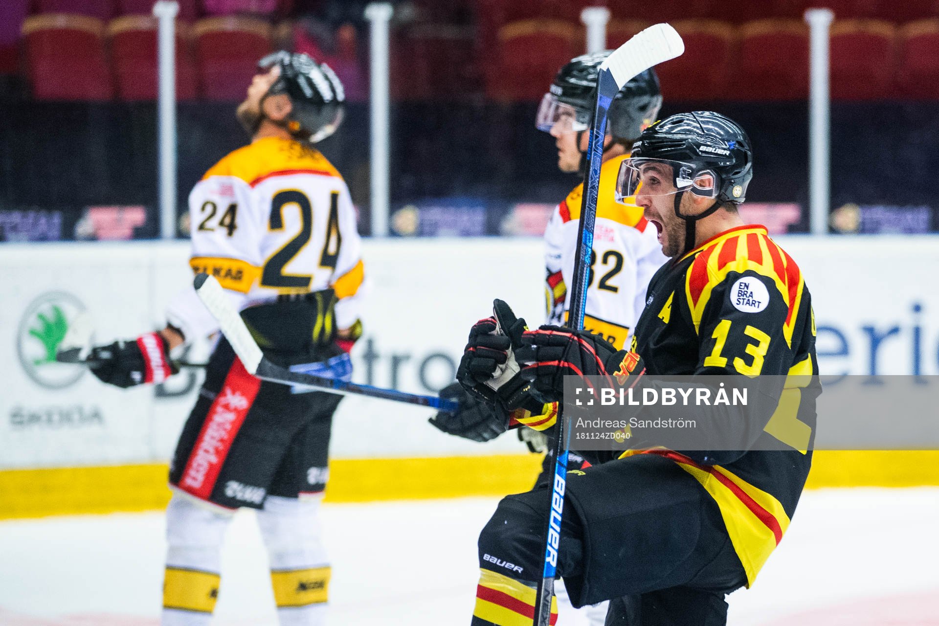Brynäs Ryan Gunderson jublar