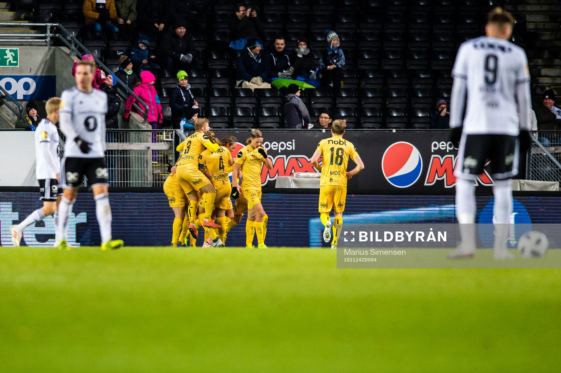 Ulrik Saltnes of Bodø/Glimt celebrates the 0-1 goal