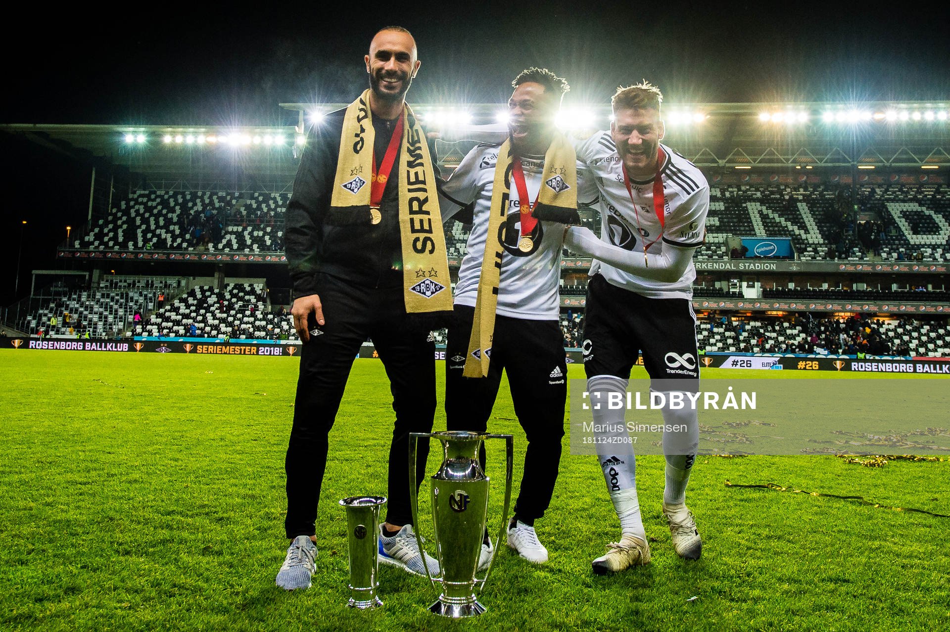 Issam Jebali, Samuel Adeniyi Adegbenro and Nicklas Bendtner