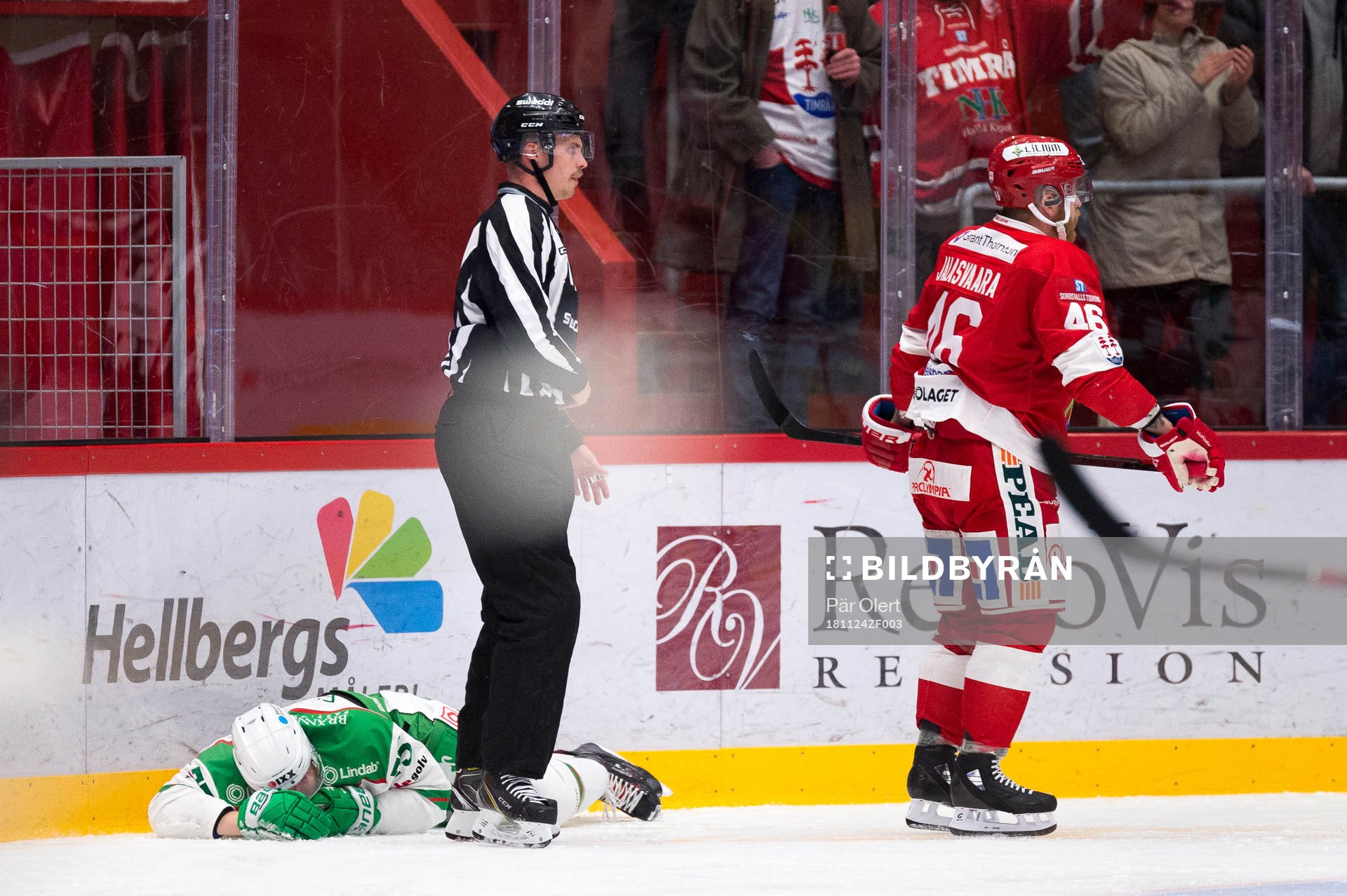 Rögles Daniel Zaar har ont
