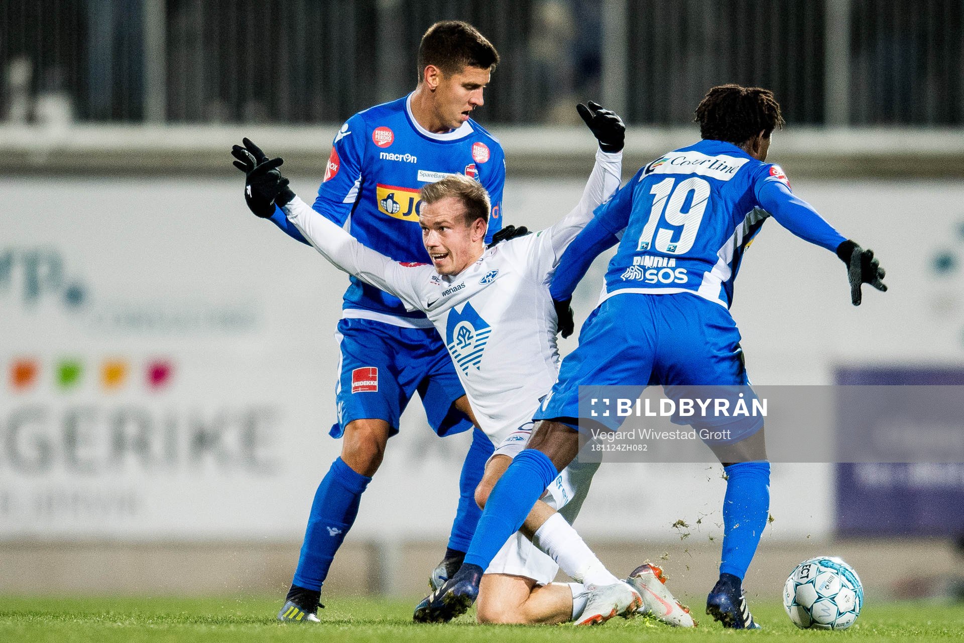 Emil Palsson of Sandefjord, Petter Strand of Molde and