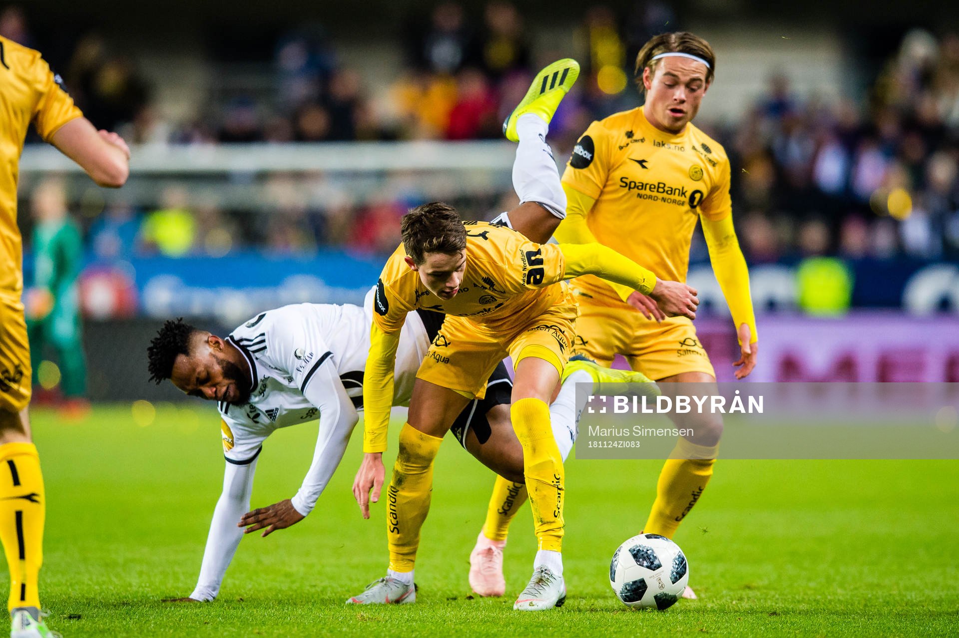 Samuel Adeniyi Adegbenro of Rosenborg and Håkon Evjen of