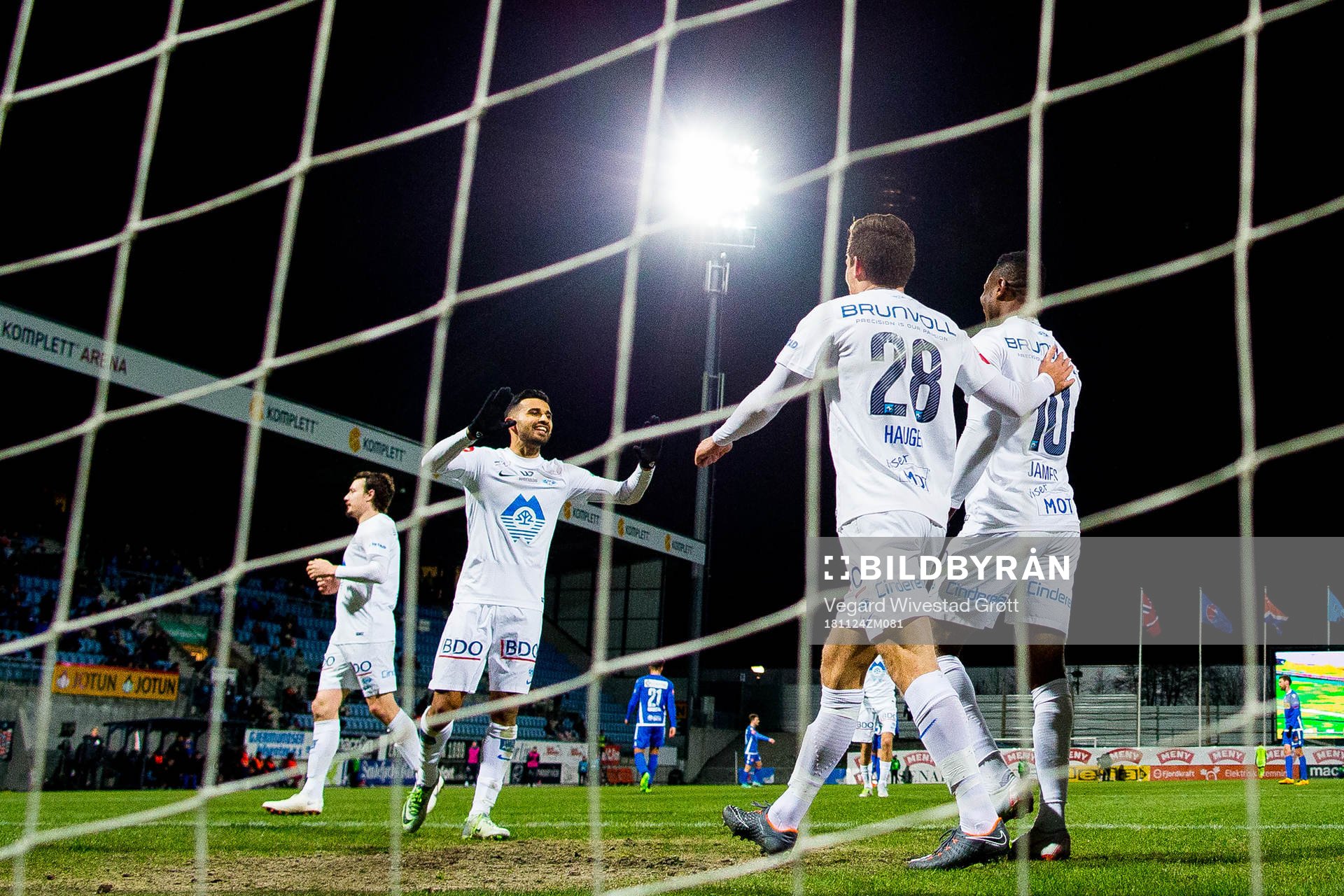 Etzaz Hussain, Kristoffer Haugen and Leke Samson James of