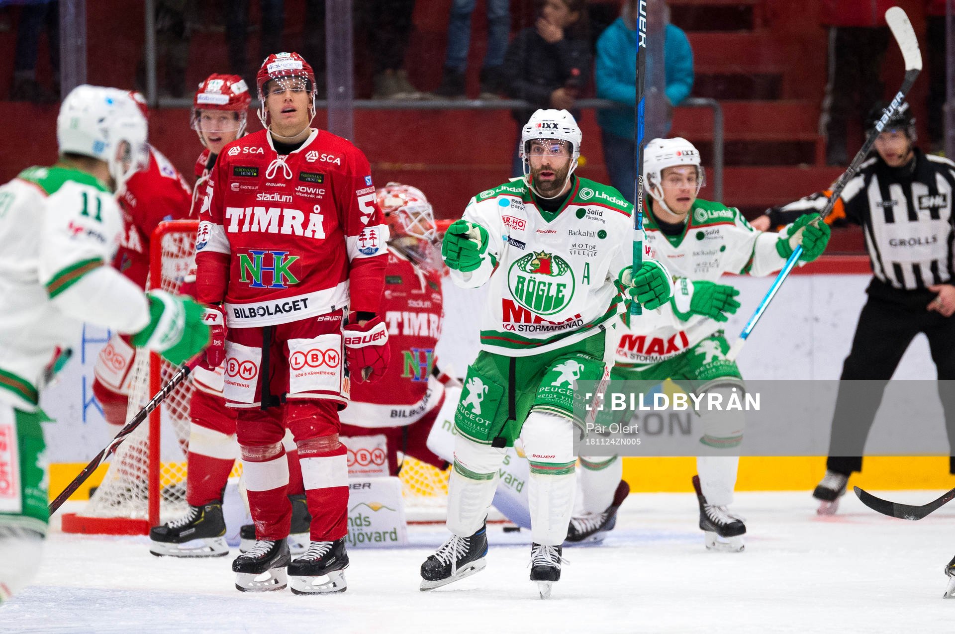 Rögles Taylor Matson jublar