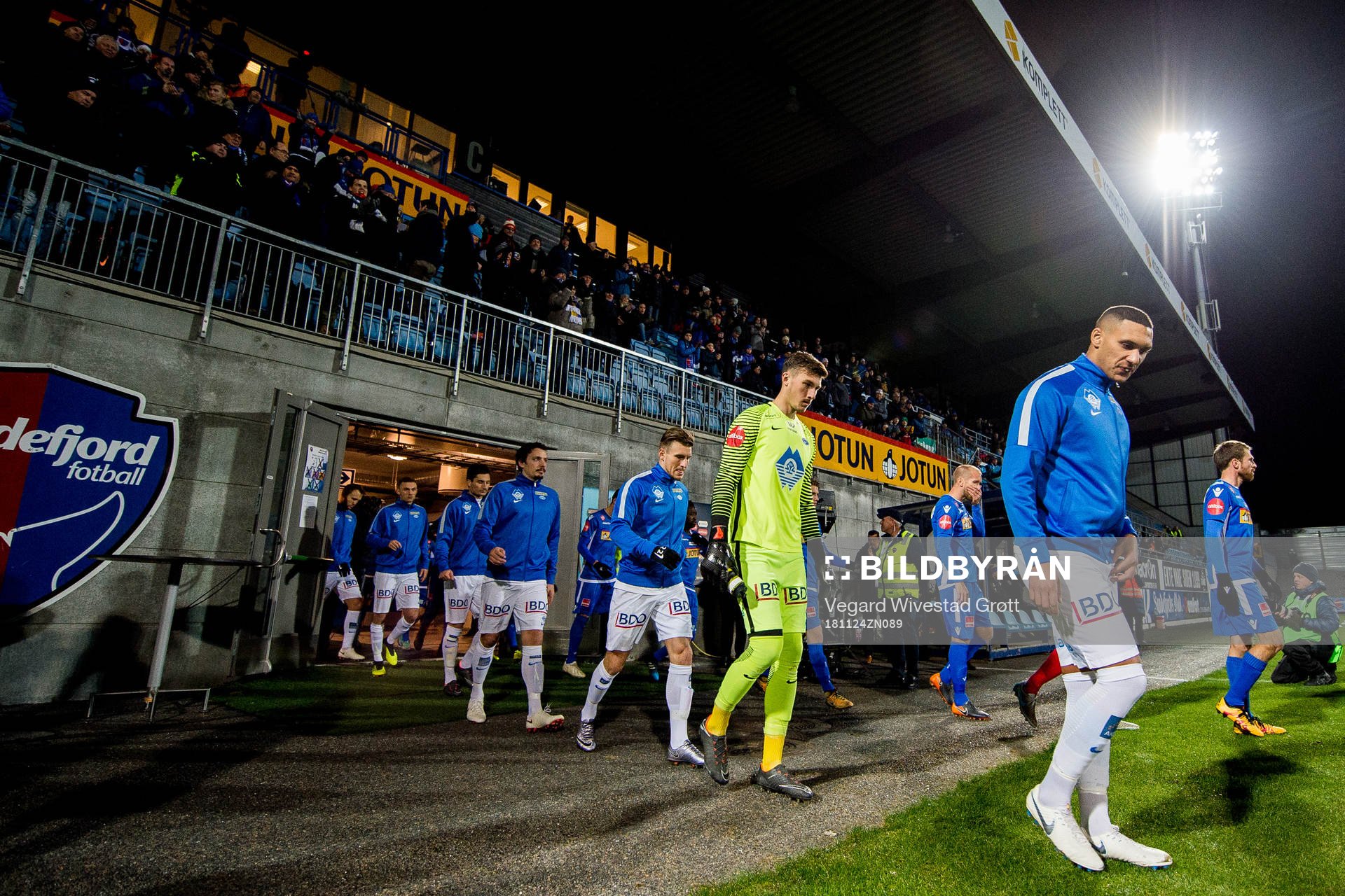 Goalkeeper Andreas Linde and Ruben Gabrielsen of Molde
