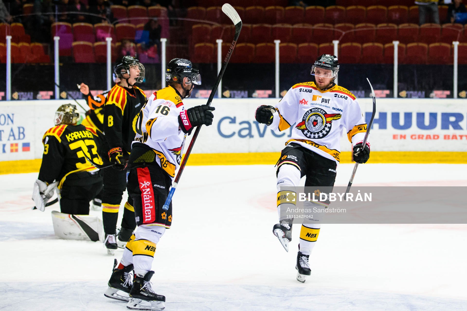 Luleås Robin Kovacs (h) jublar