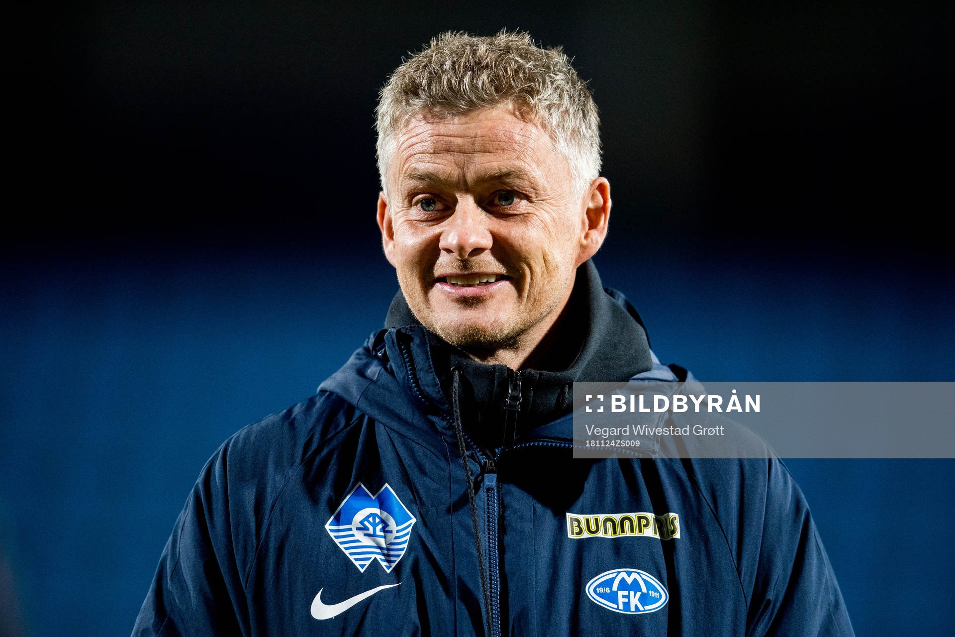 Ole Gunnar Solskjær, manager of Molde