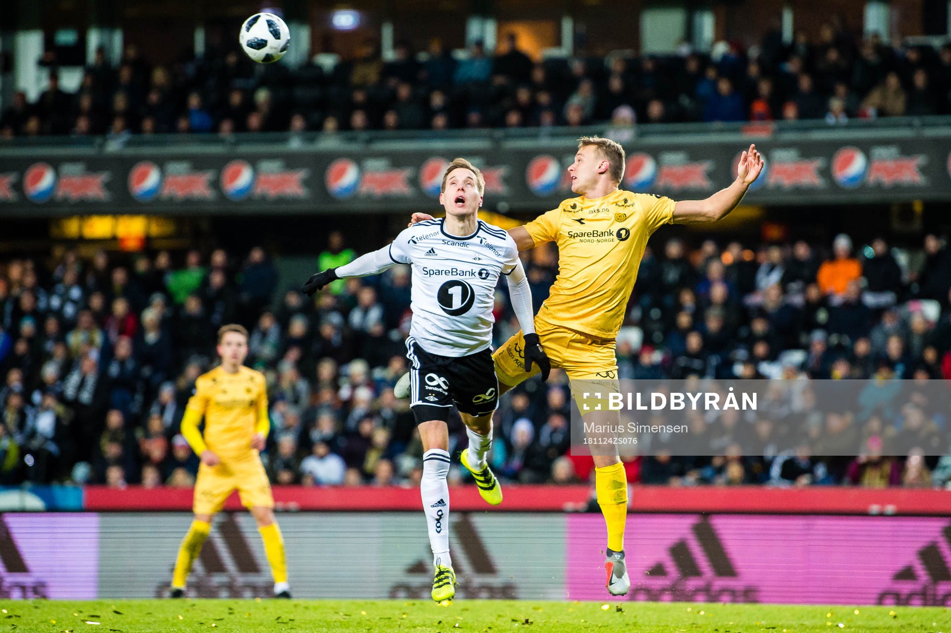 Anders Ågnes Konradsen of Rosenborg and Marius Lode of