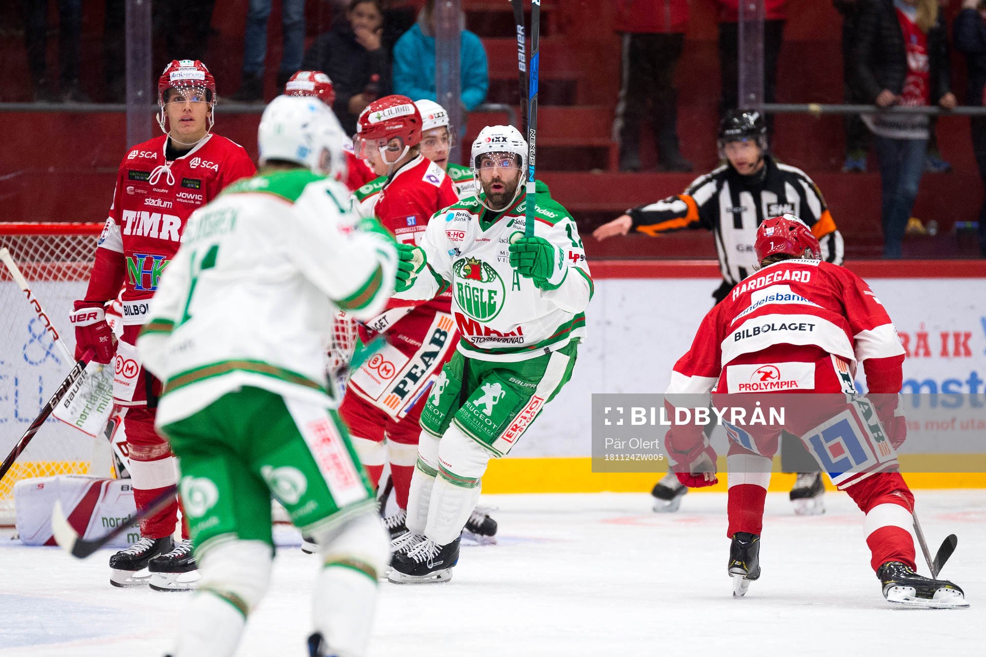 Rögles Taylor Matson jublar
