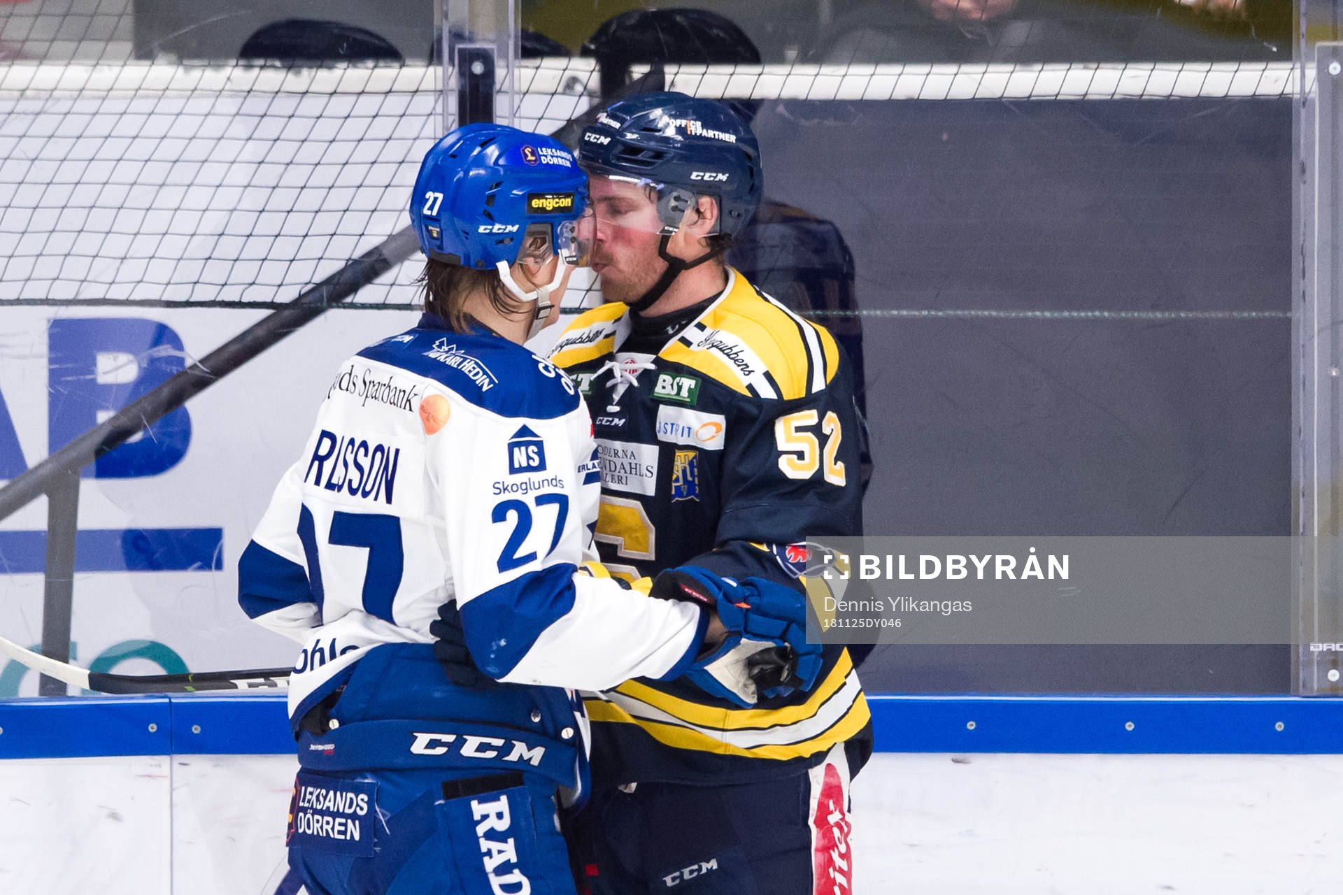 Södertäljes Christopher Liljewall och Leksands Anton
