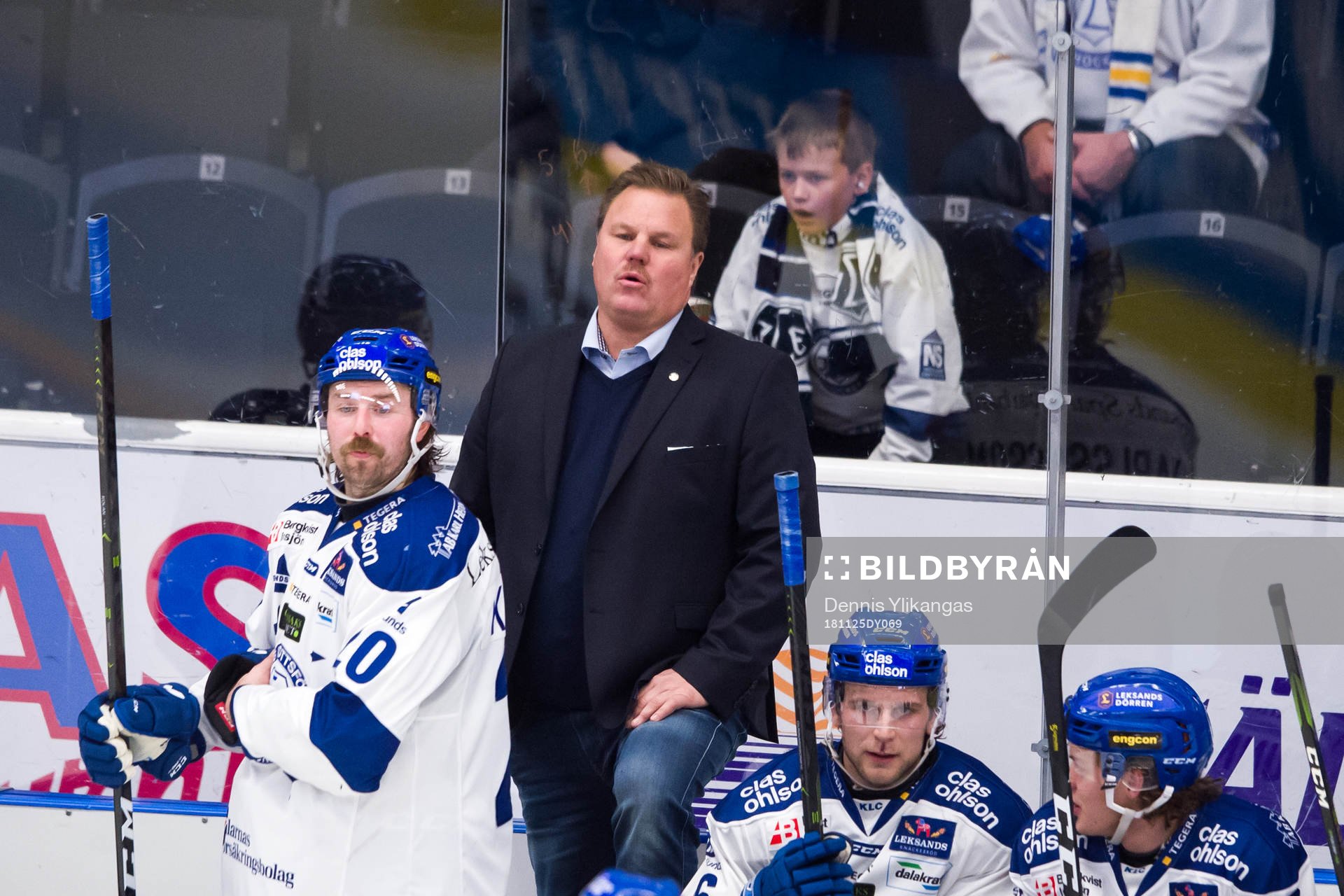Leksands tränare Leif Carlsson