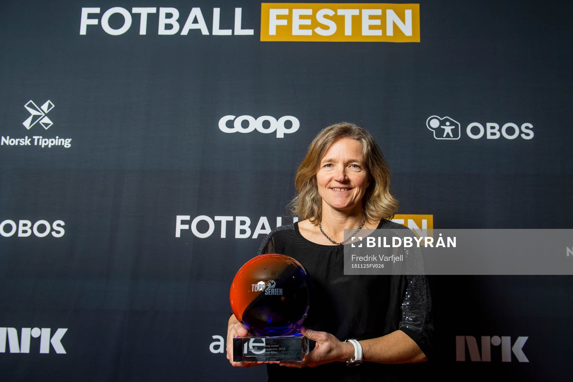 Hege Riise of LSK Kvinner poses for a portrait with the