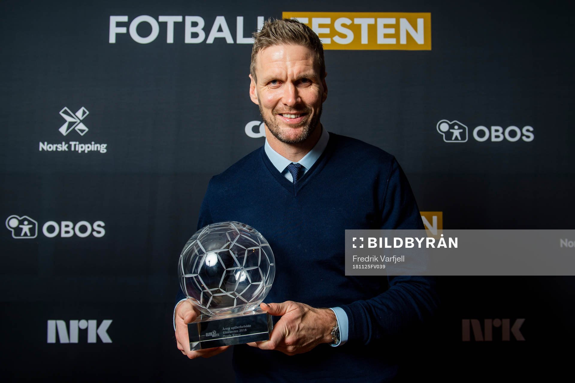 Frode Kippe of Lillestrøm poses for a portrait with the