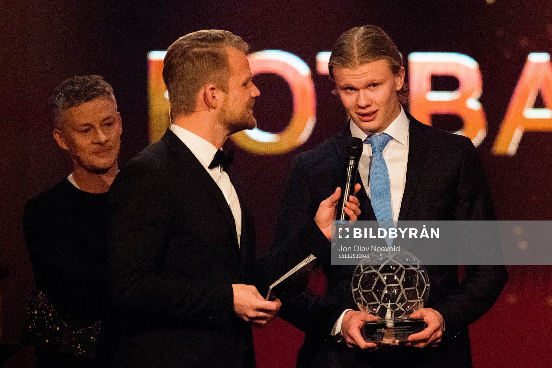 Ole Gunnar Solskjær, manager of Molde, Jonas