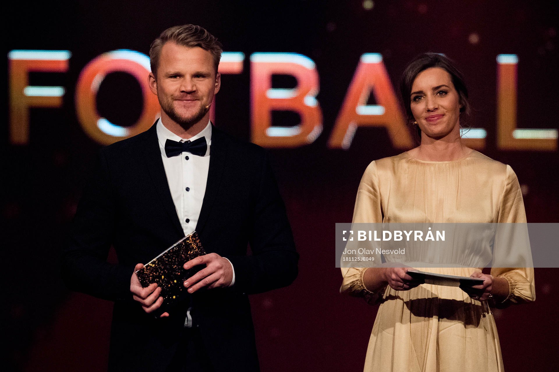 Jonas Bergh-Johnsen and Susanne Wergeland, TV hosts