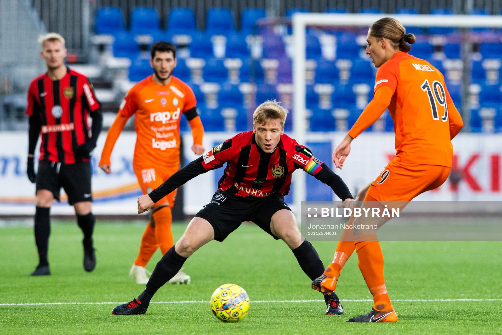 Brommapojkarnas Gustav Sandberg Magnusson och AFC