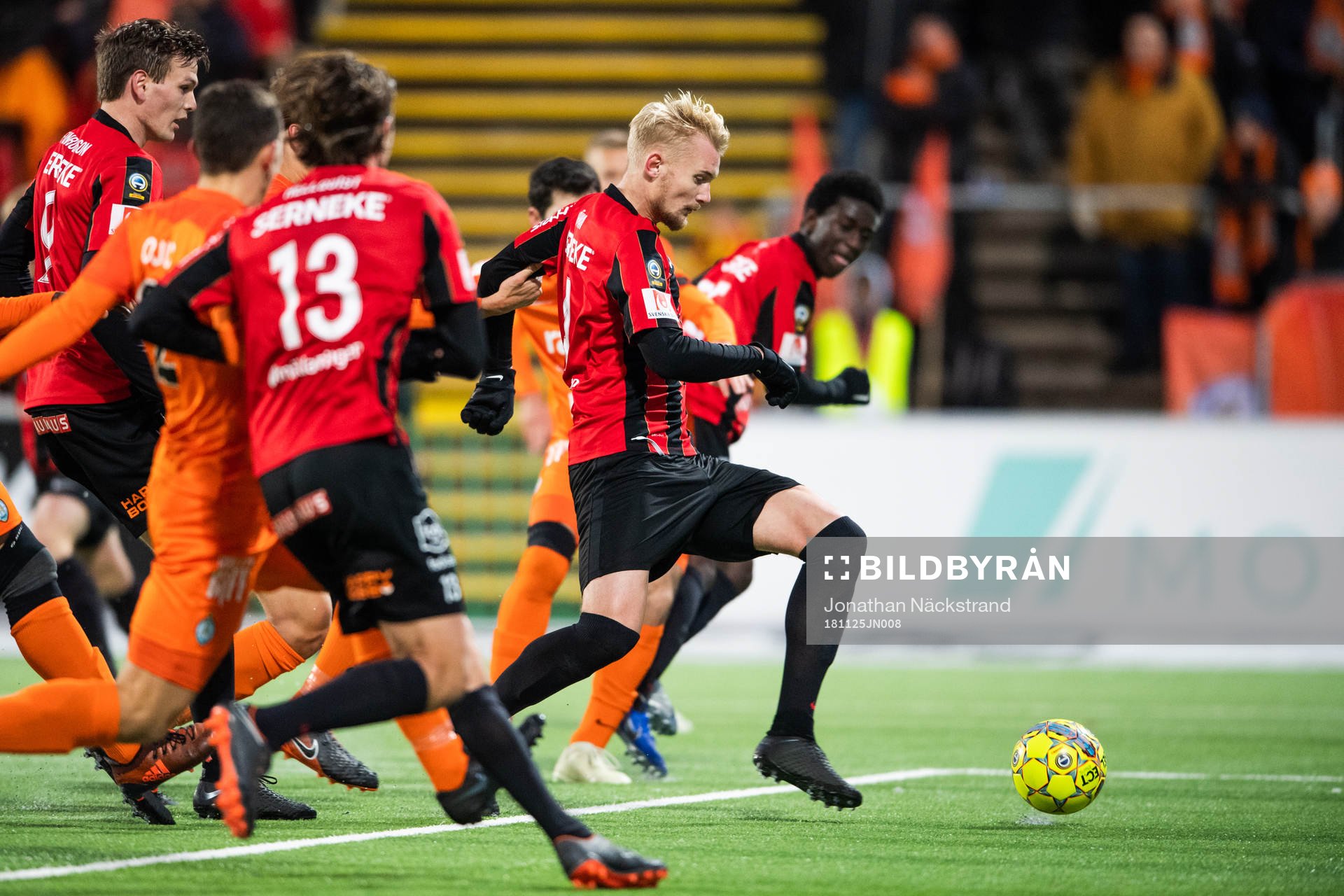 Brommapojkarnas Ludvig Öhman Silwerfeldt gör 1-0