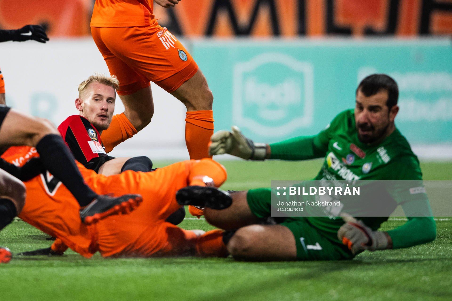 Brommapojkarnas Ludvig Öhman Silwerfeldt gör 1-0
