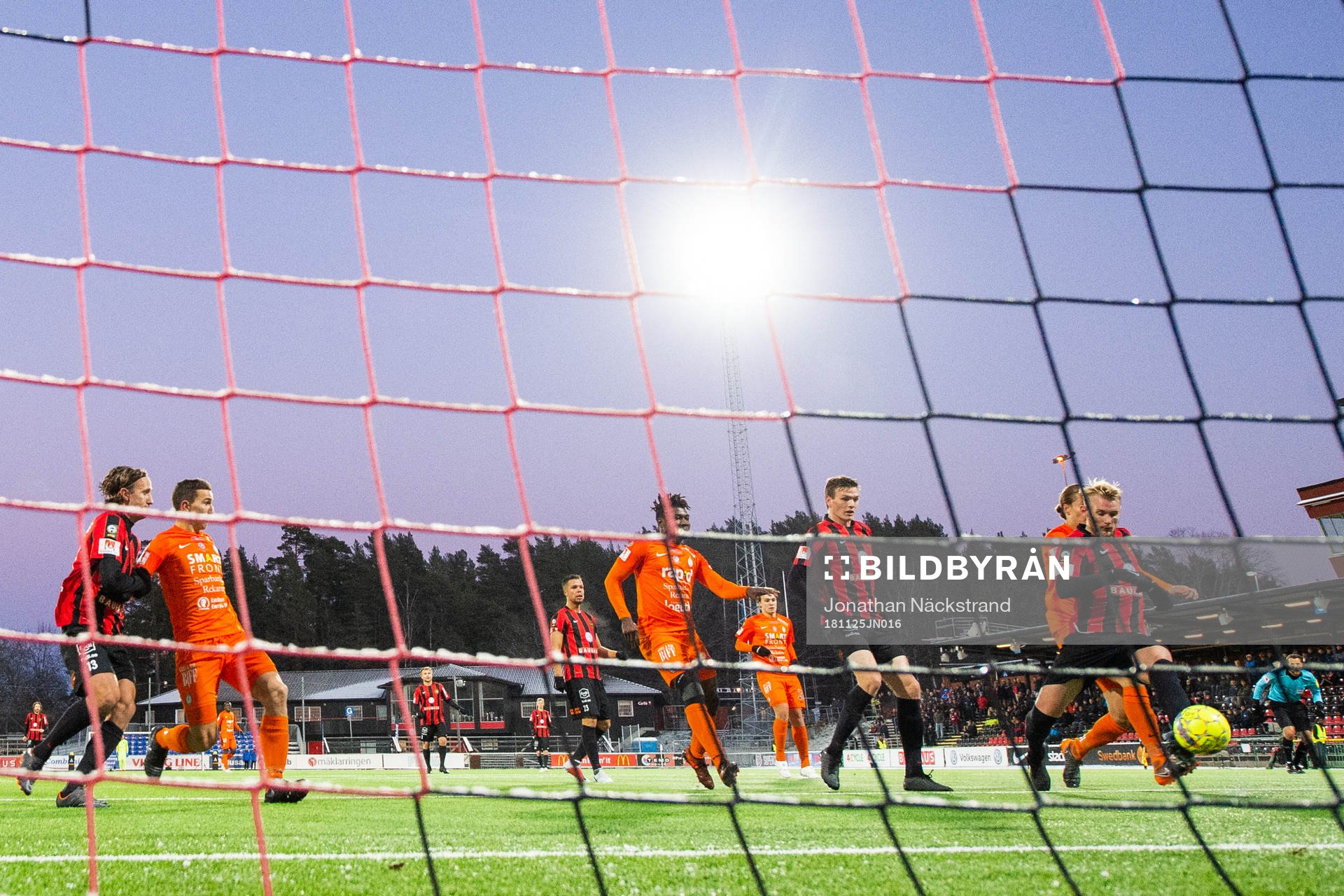 Brommapojkarnas Ludvig Öhman Silwerfeldt gör 1-0
