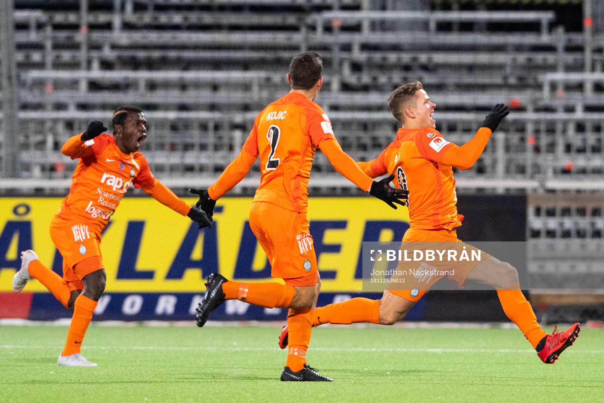AFC Eskilstunas Bajram Ajeti jublar