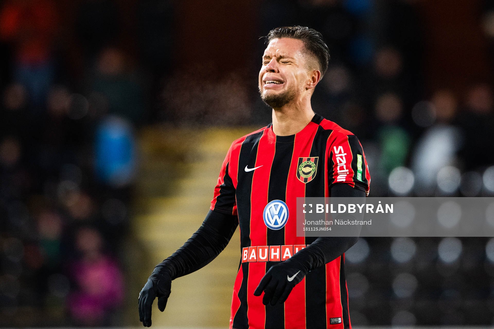 Brommapojkarnas Erik Figueroa deppar