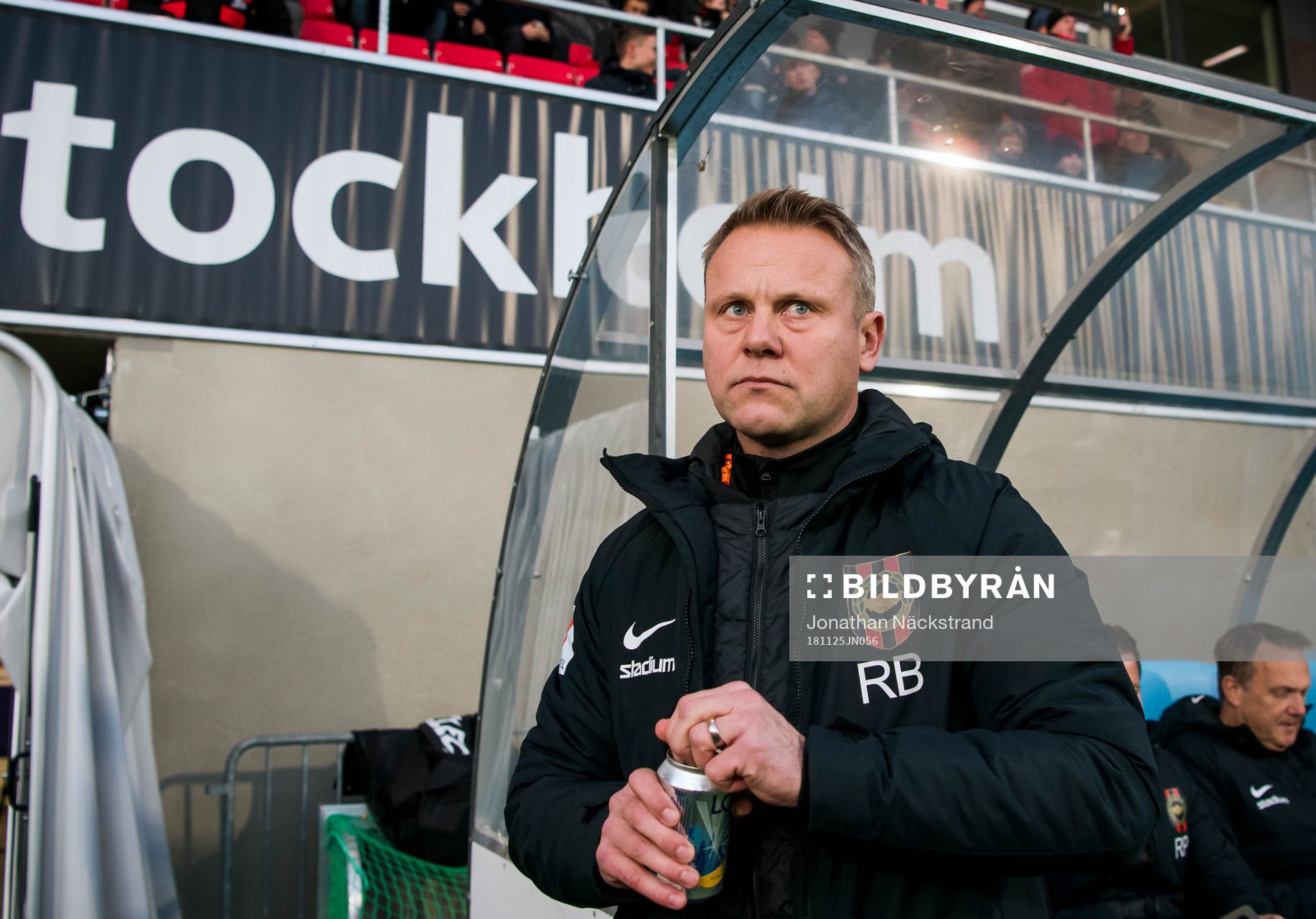 Brommapojkarnas tränare Roberth Björknesjö