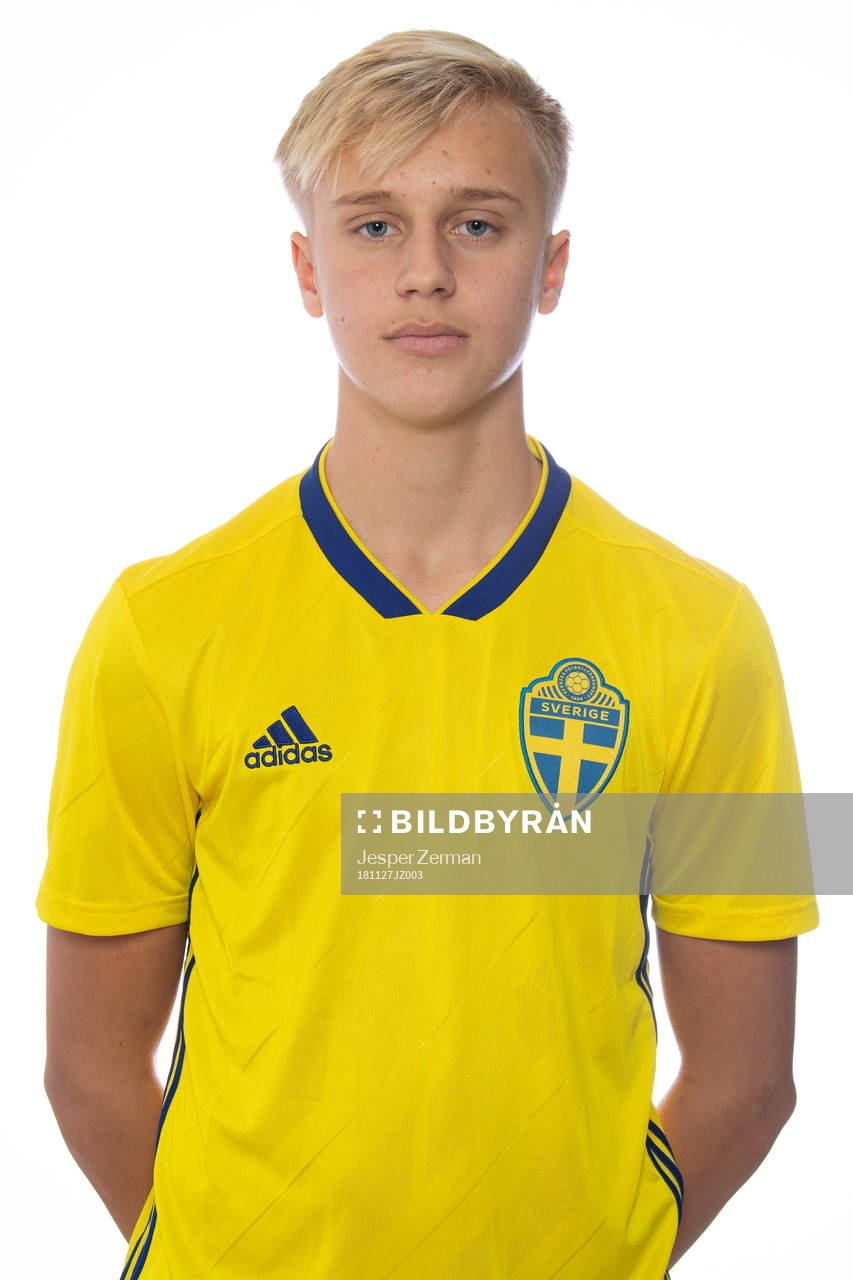 Ludvig Nicklasson i P15-landslaget
