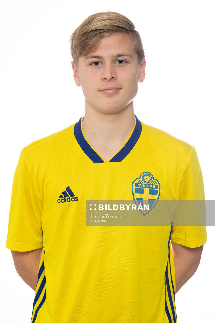 Liam Svensson i P15-landslaget
