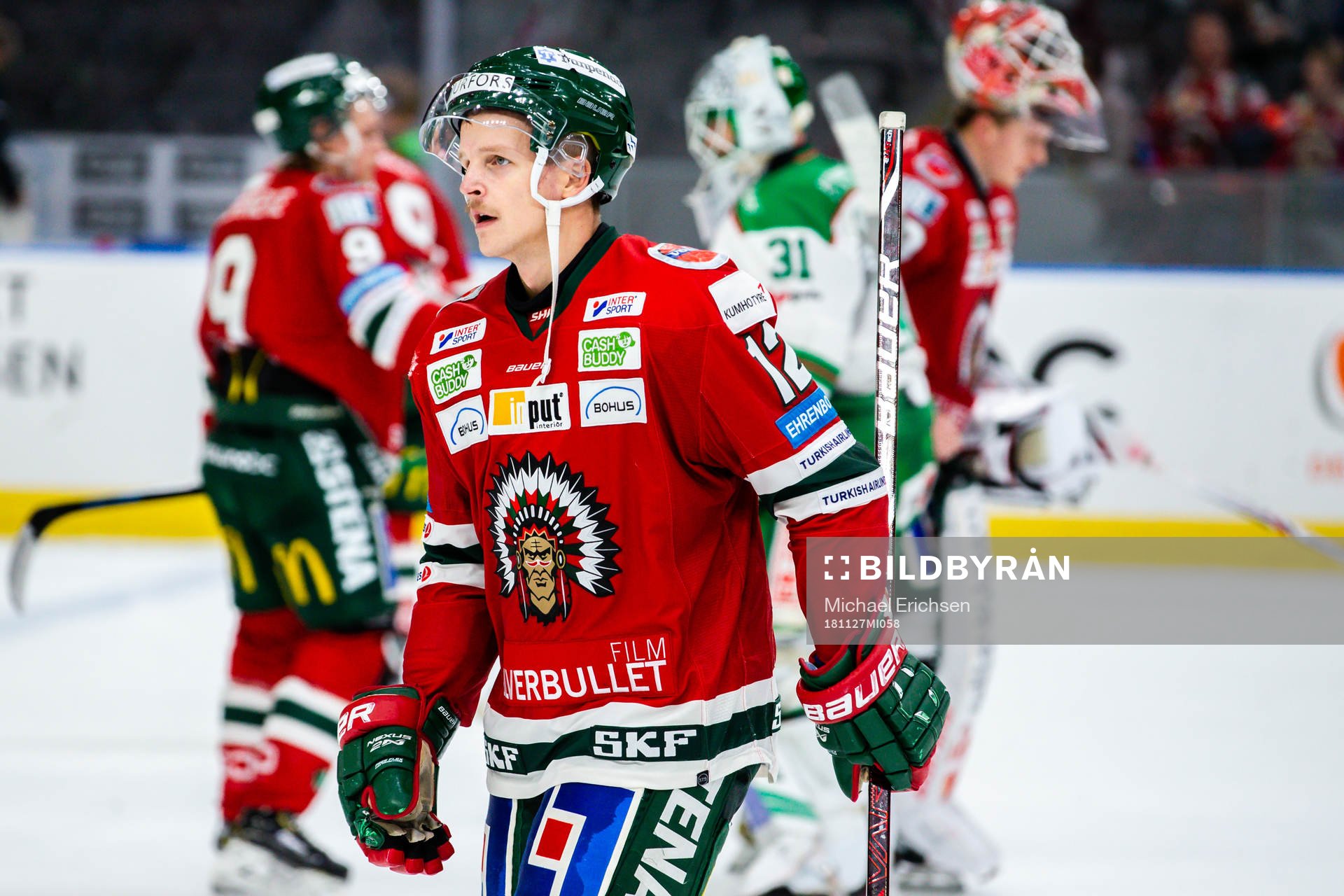 Frölundas Max Friberg deppar