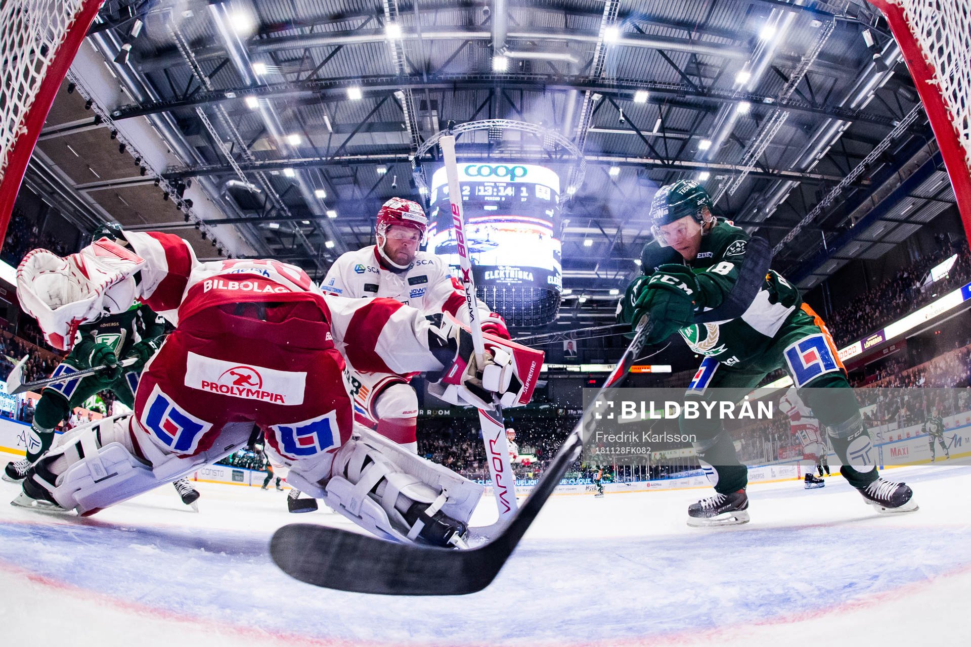 Timrås målvakt Niklas Svedberg och Janne Jalasvaara