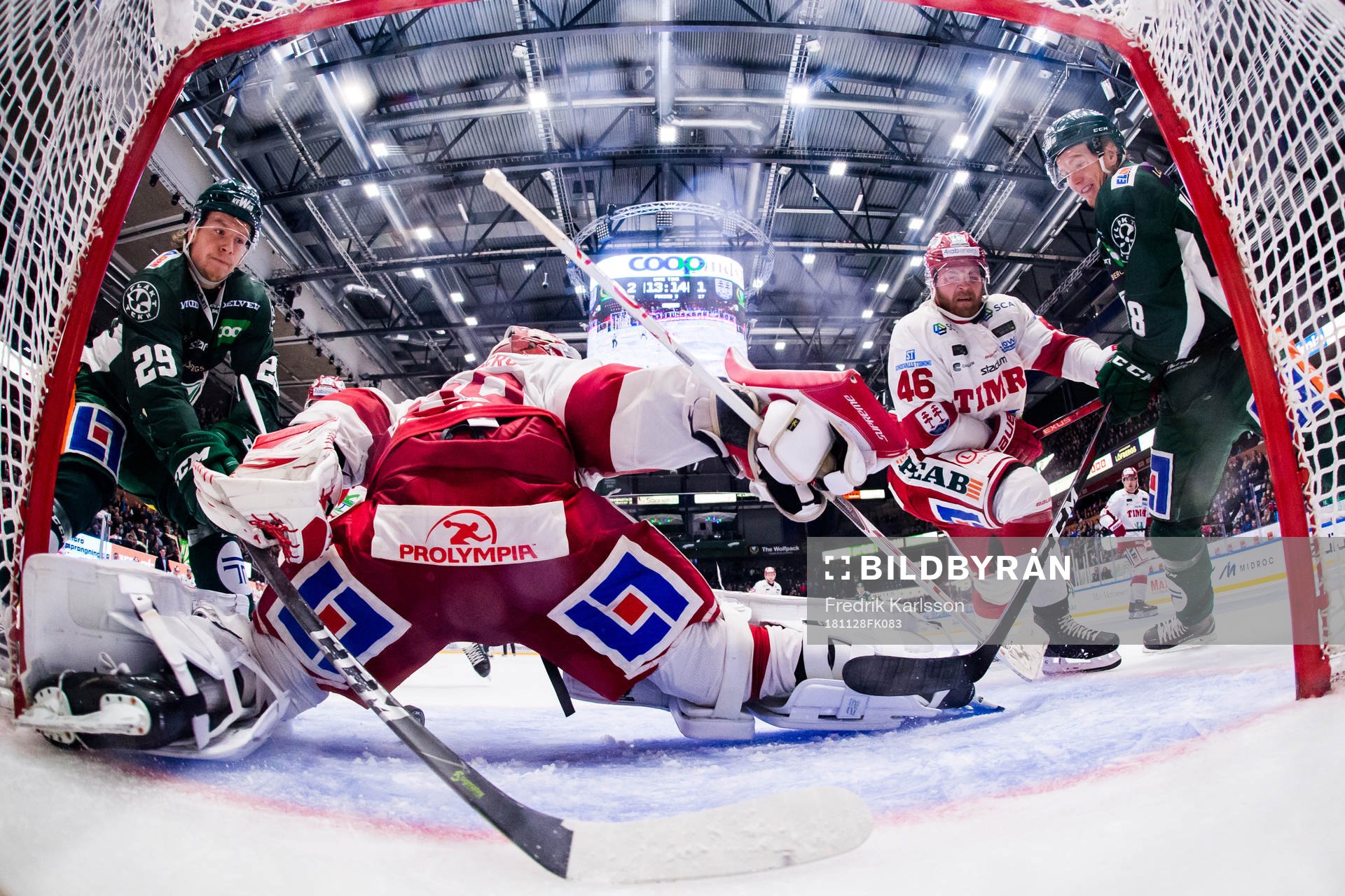 Färjestads Oskar Steen och Axel Ottosson