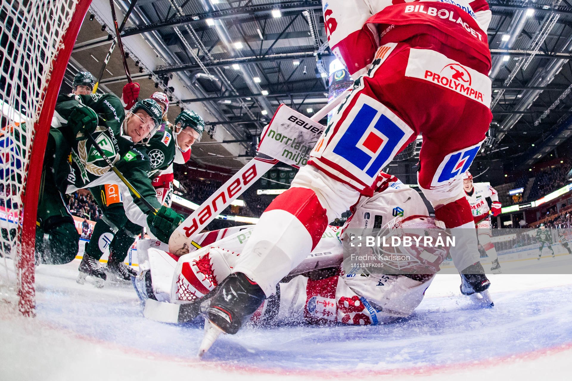 Färjestads Gustav Rydahl och Oskar Steen