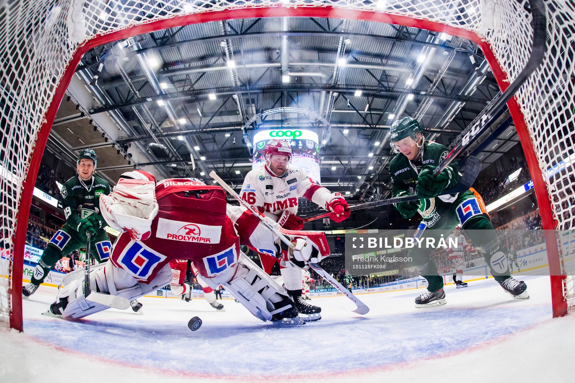 Färjestads Oskar Steen och Axel Ottosson