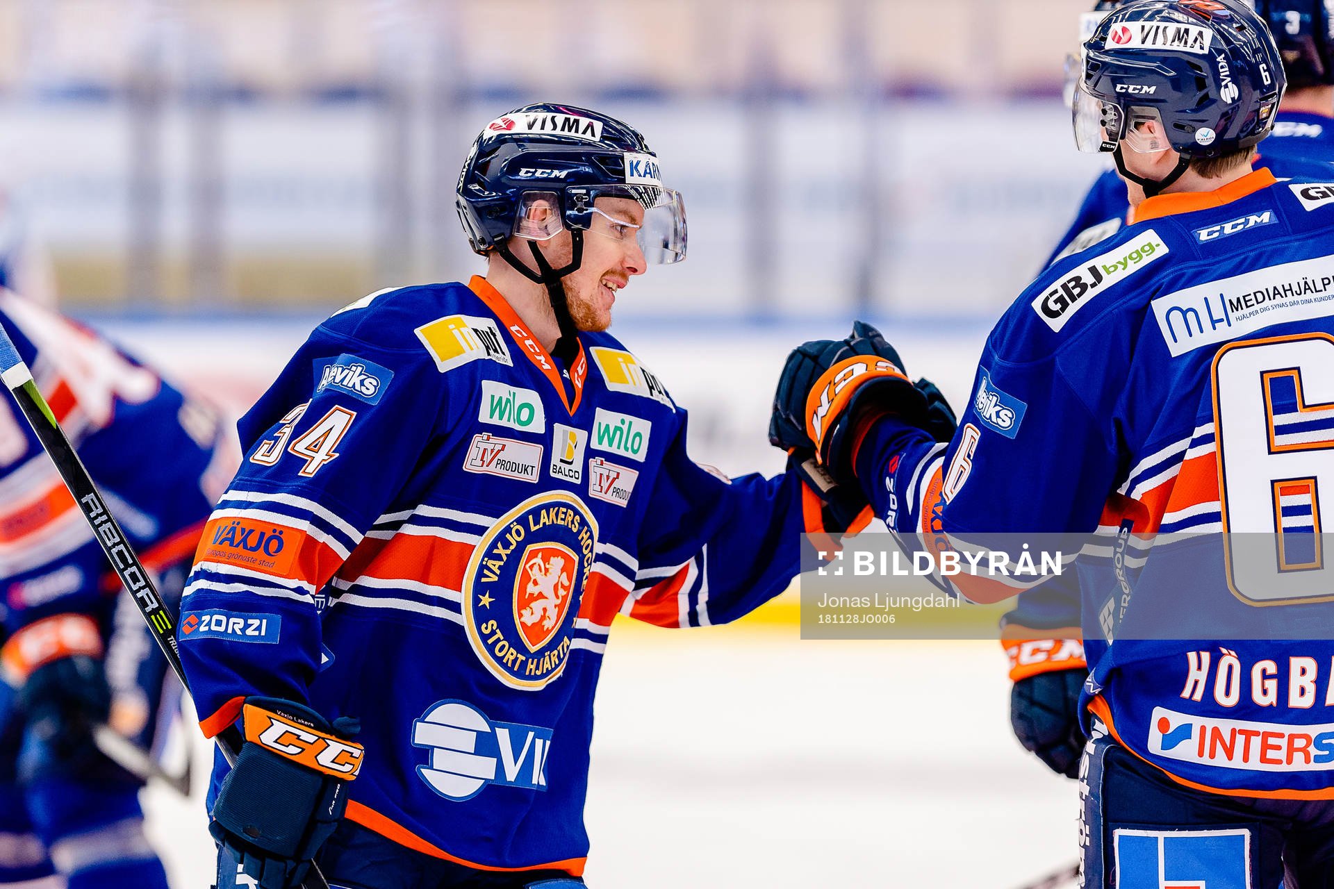 Växjös Niclas Burström och Linus Högberg