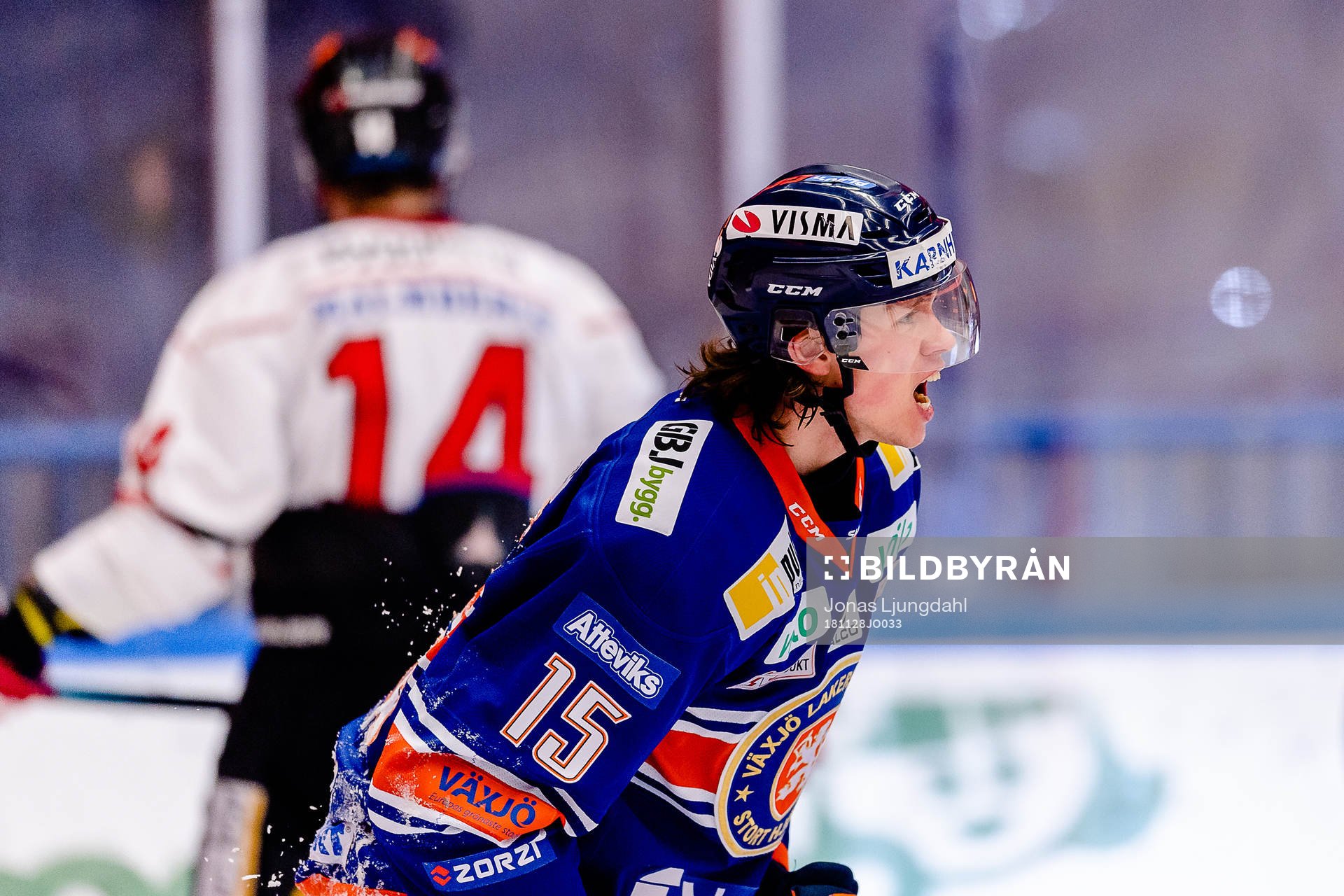 Växjös Dominik Bokk jublar