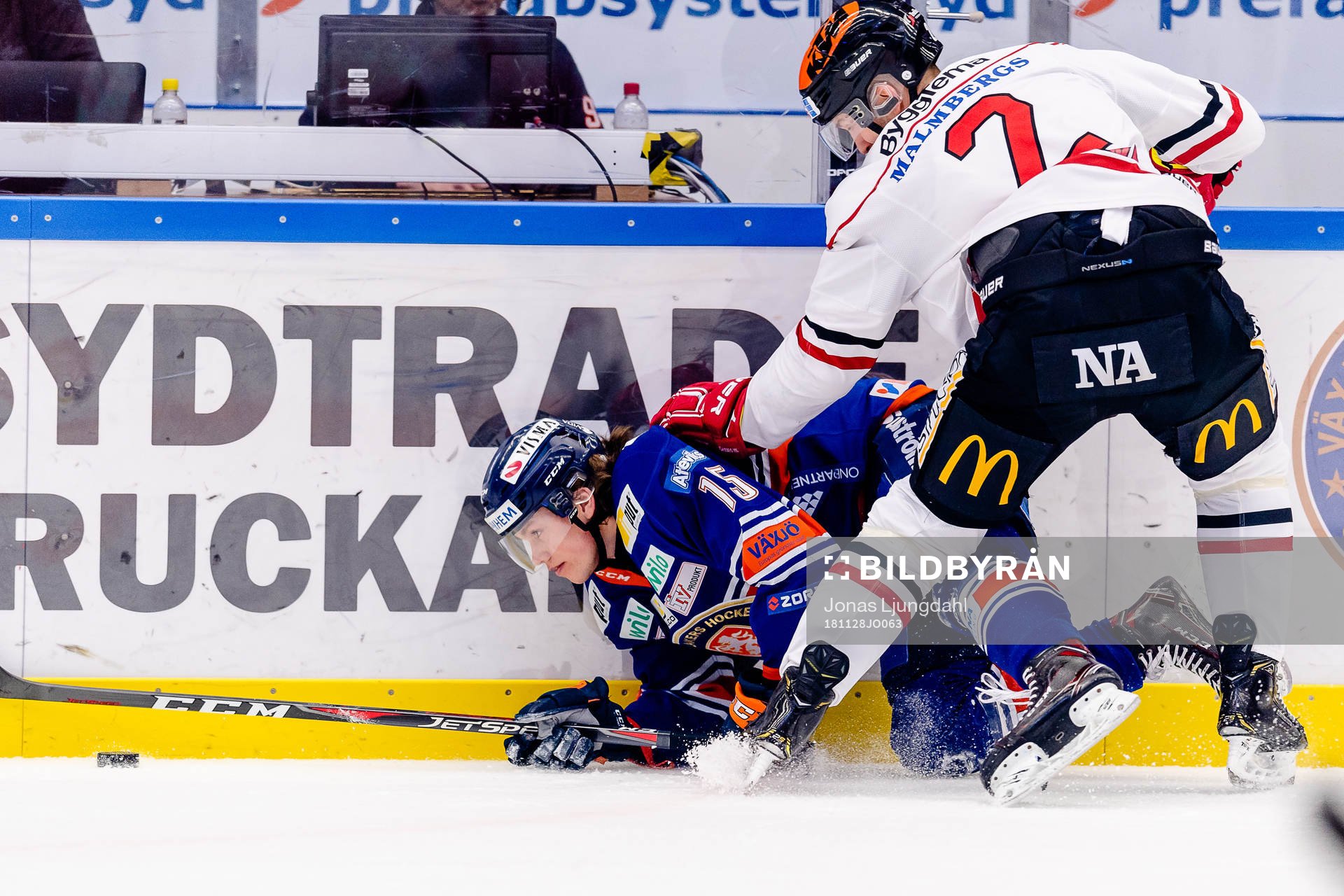 Växjös Dominik Bokk faller