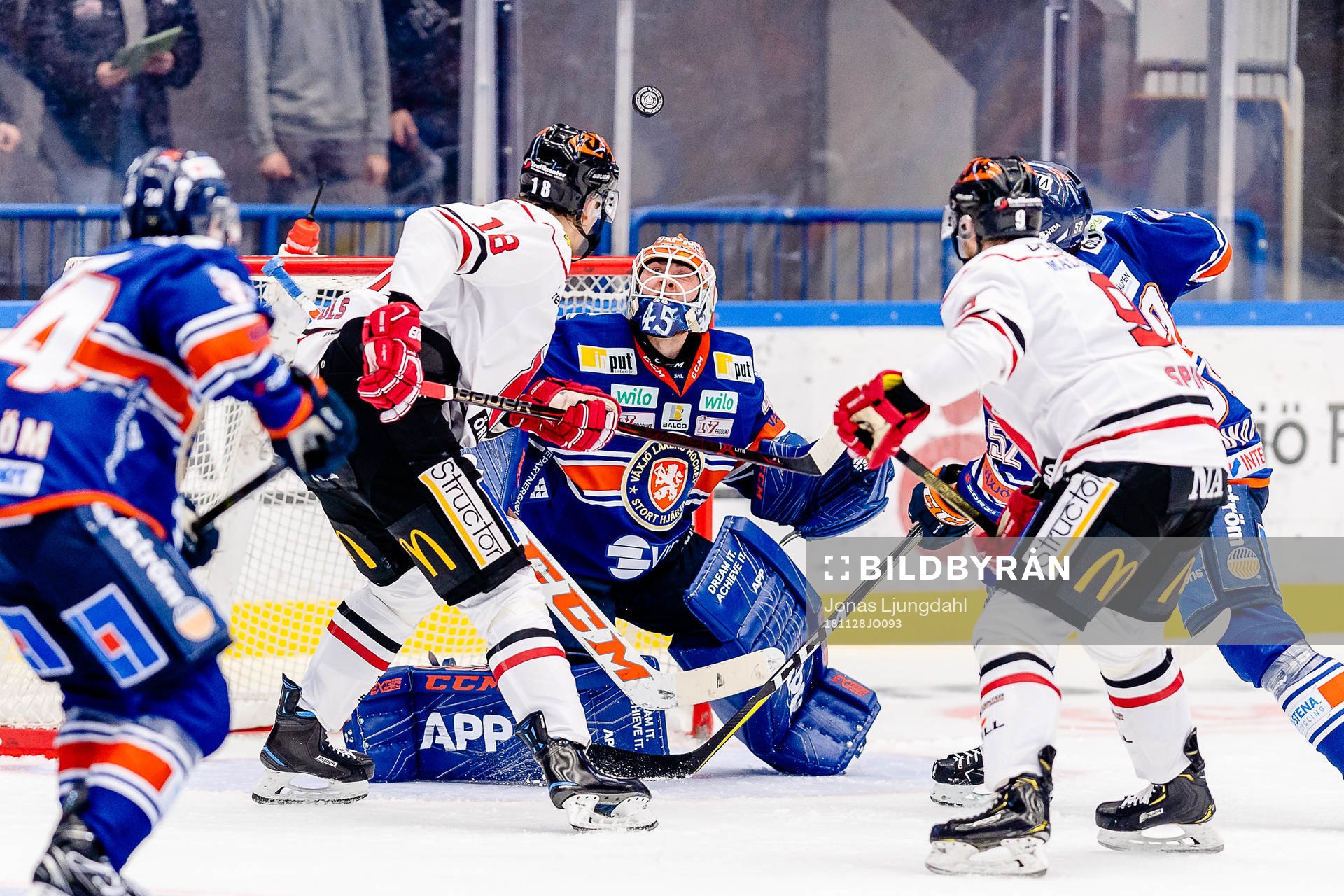 Växjös målvakt Viktor Andrén